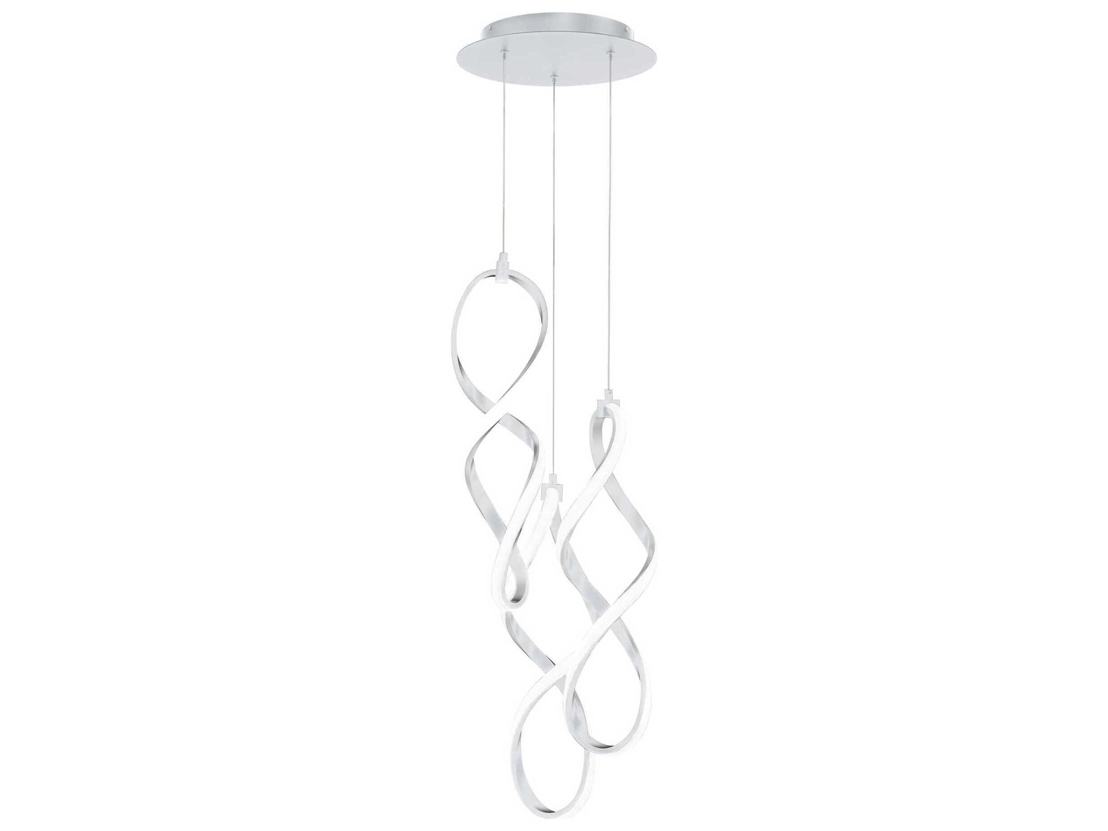 Interlace 3-Light Chrome Mini Pendant