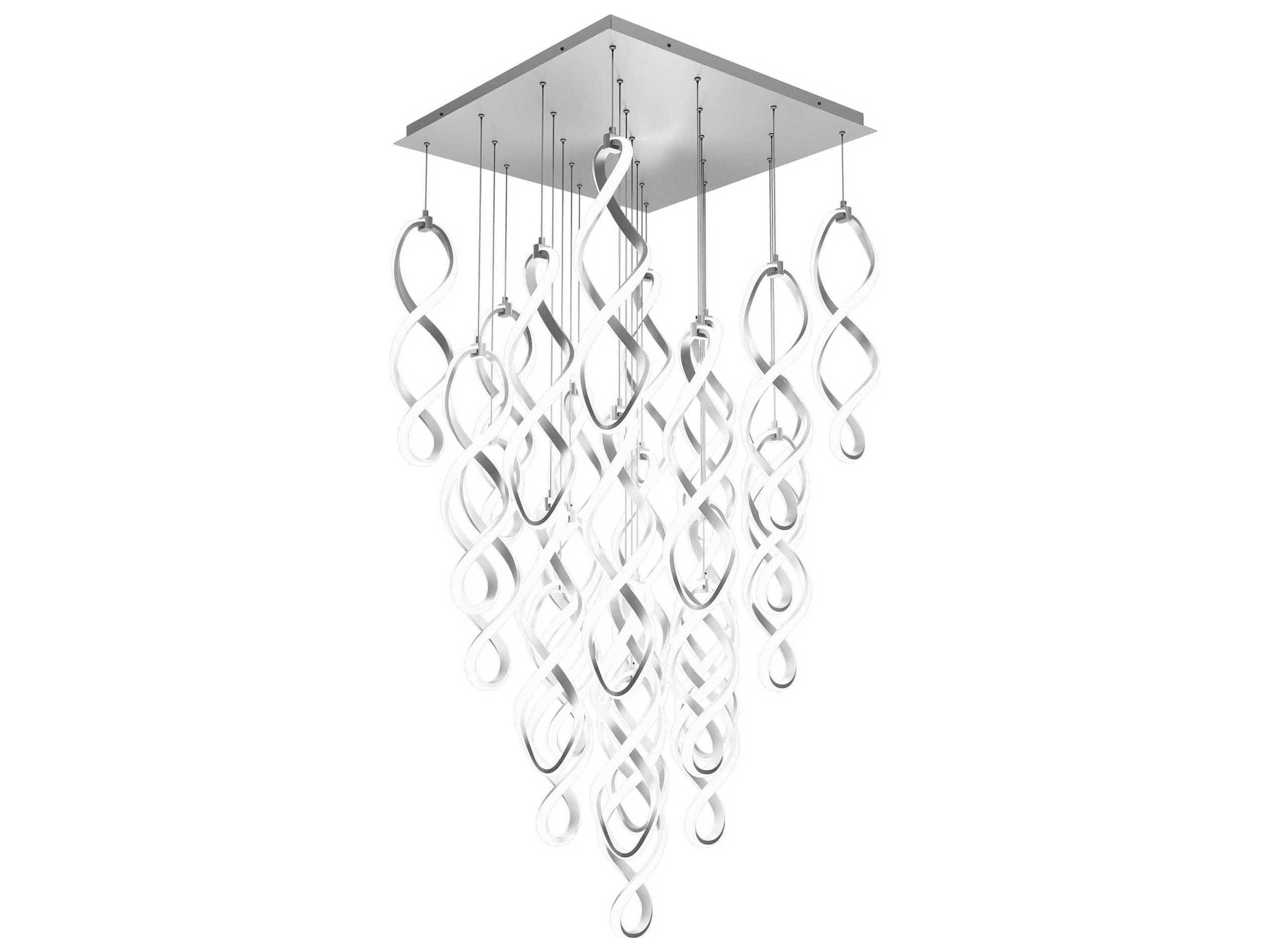 Interlace 25-Light Chrome Pendant