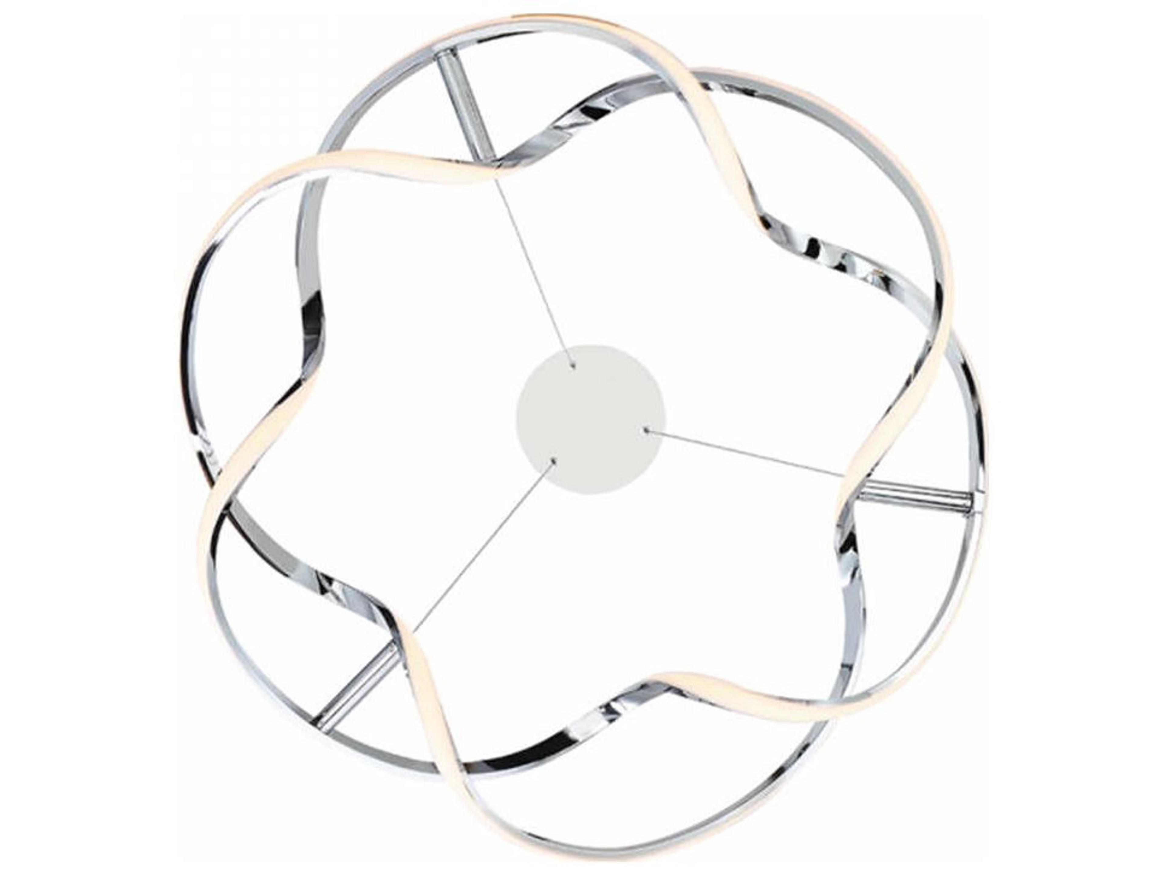 dweLED by WAC Lighting Interlace 1-Light Chrome LED Pendant