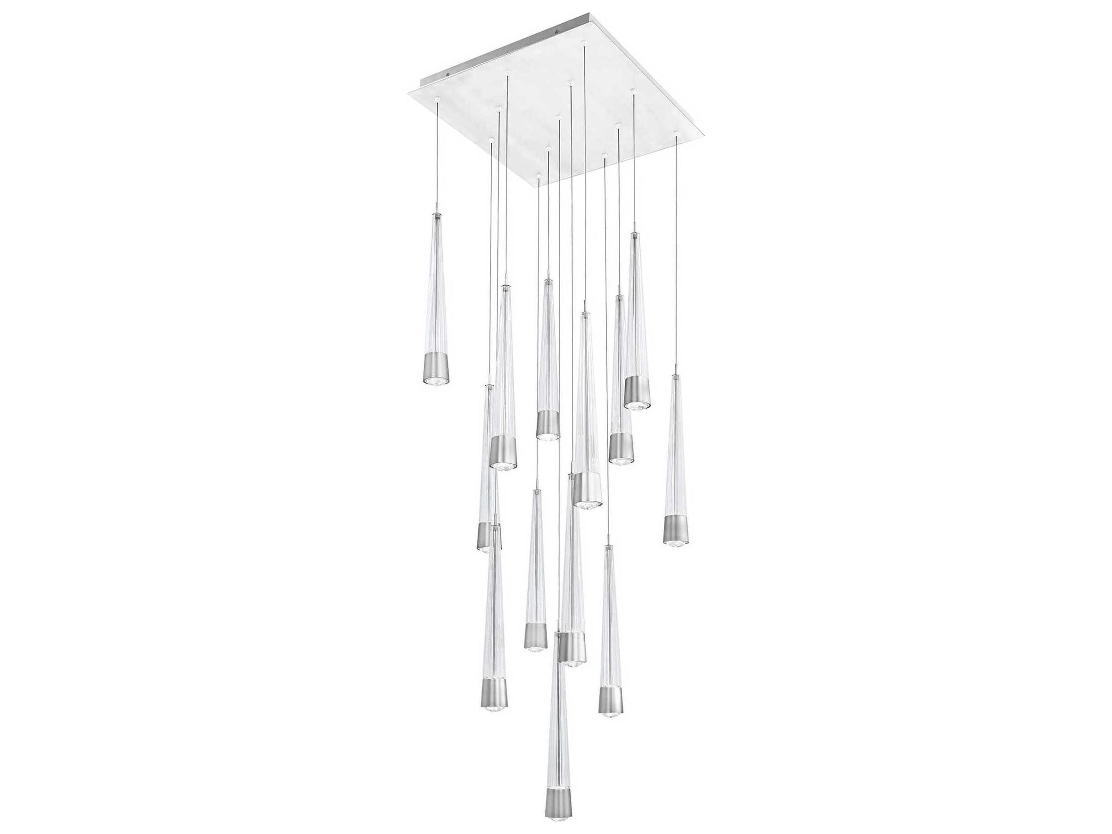 Quill 13-Light Chrome Linear Pendant