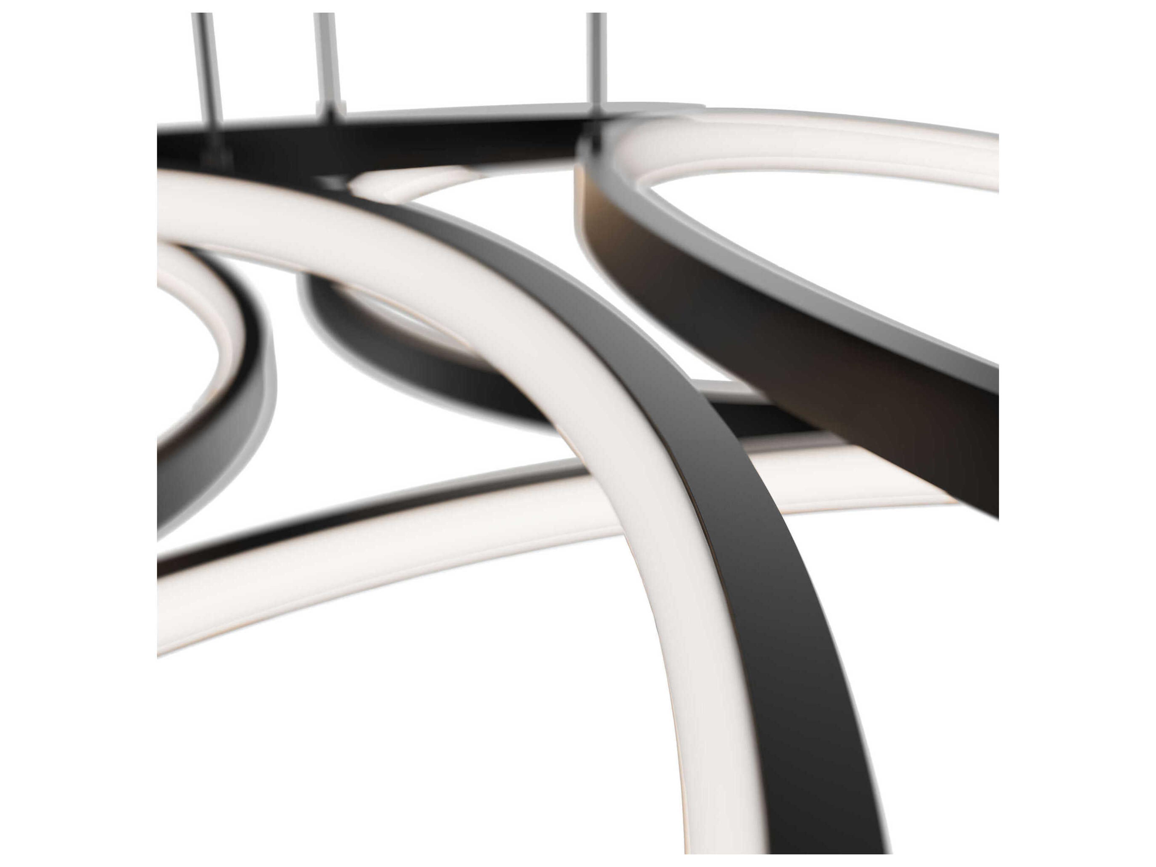 dweLED by WAC Lighting Klover 1-Light Black Pendant