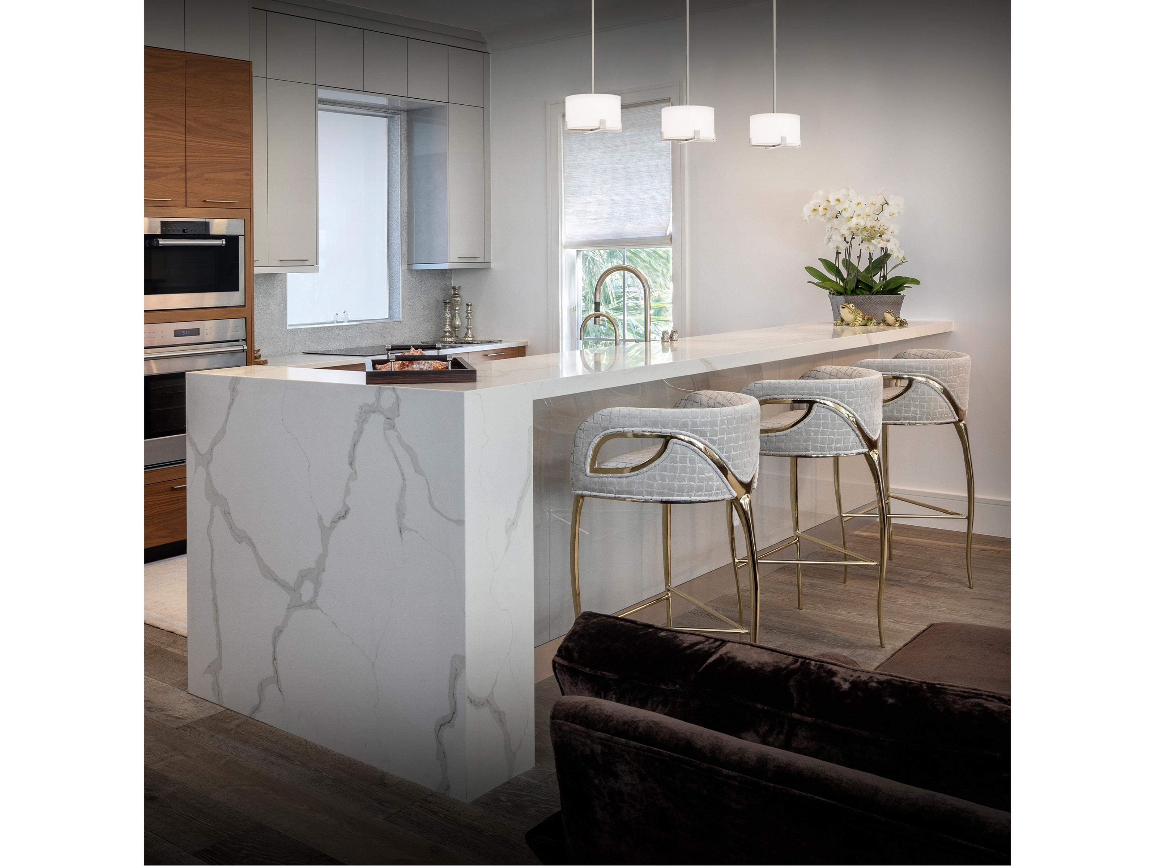 dweLED by WAC Lighting Laurel 1-Light Brushed Nickel Glass LED Drum Round Mini Pendant