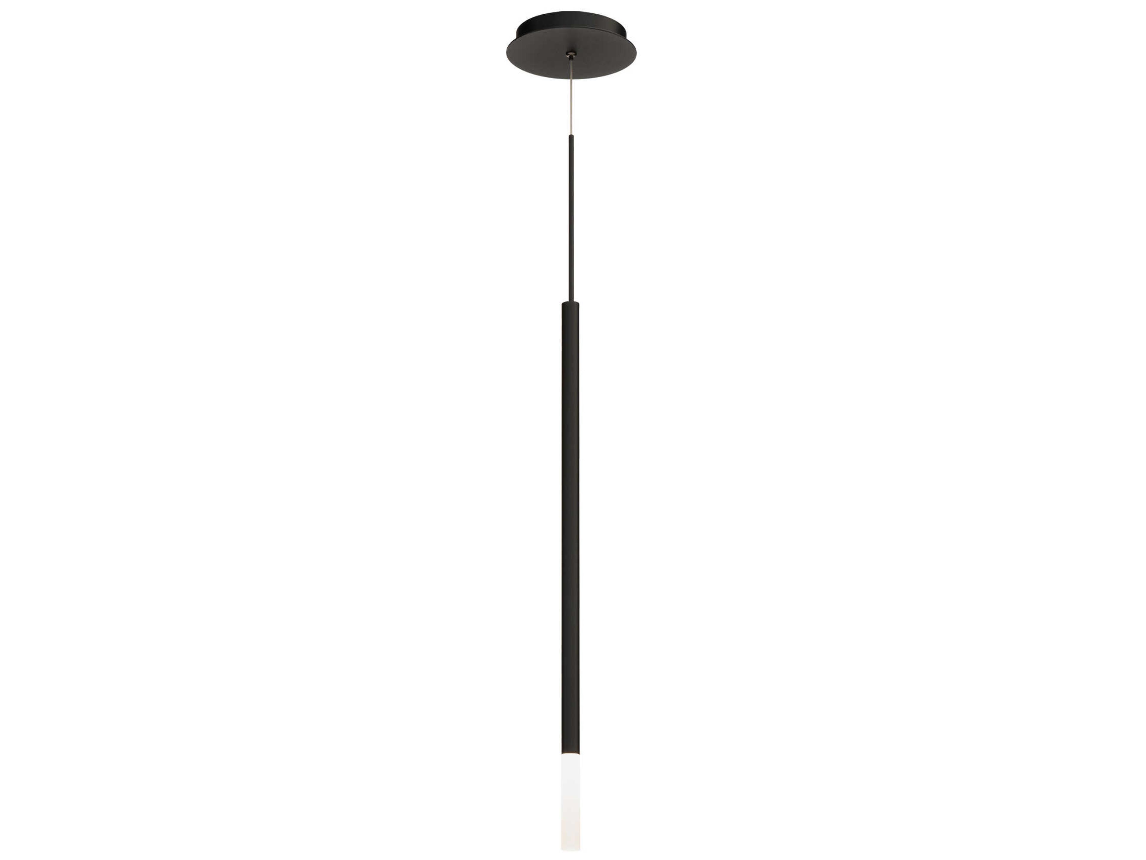 Viggo 1-Light Black Cylinder Linear Mini Pendant