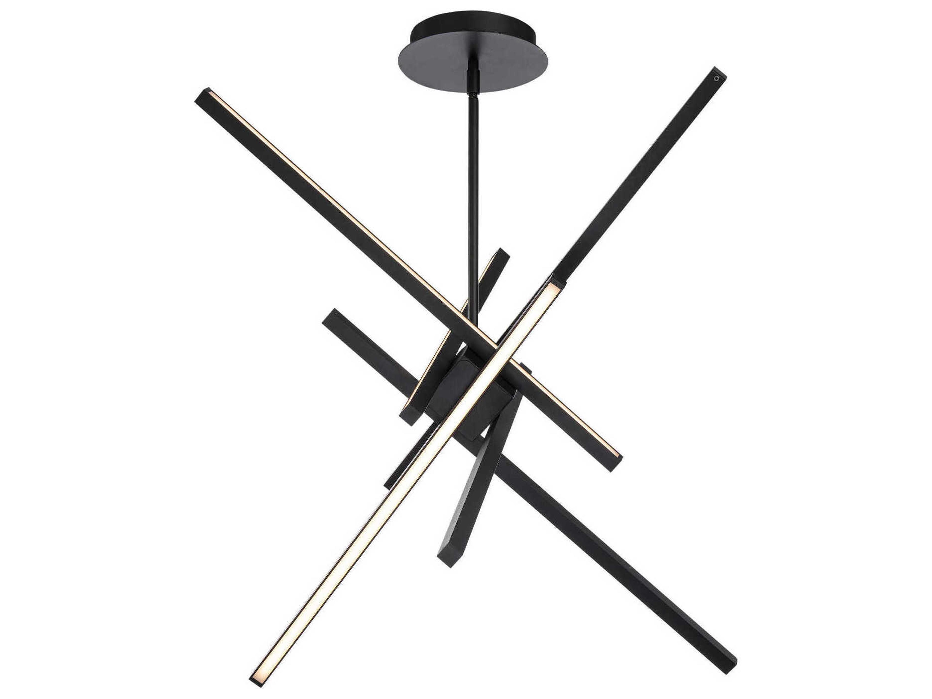 Parallax LED Pendant Light Modern Black