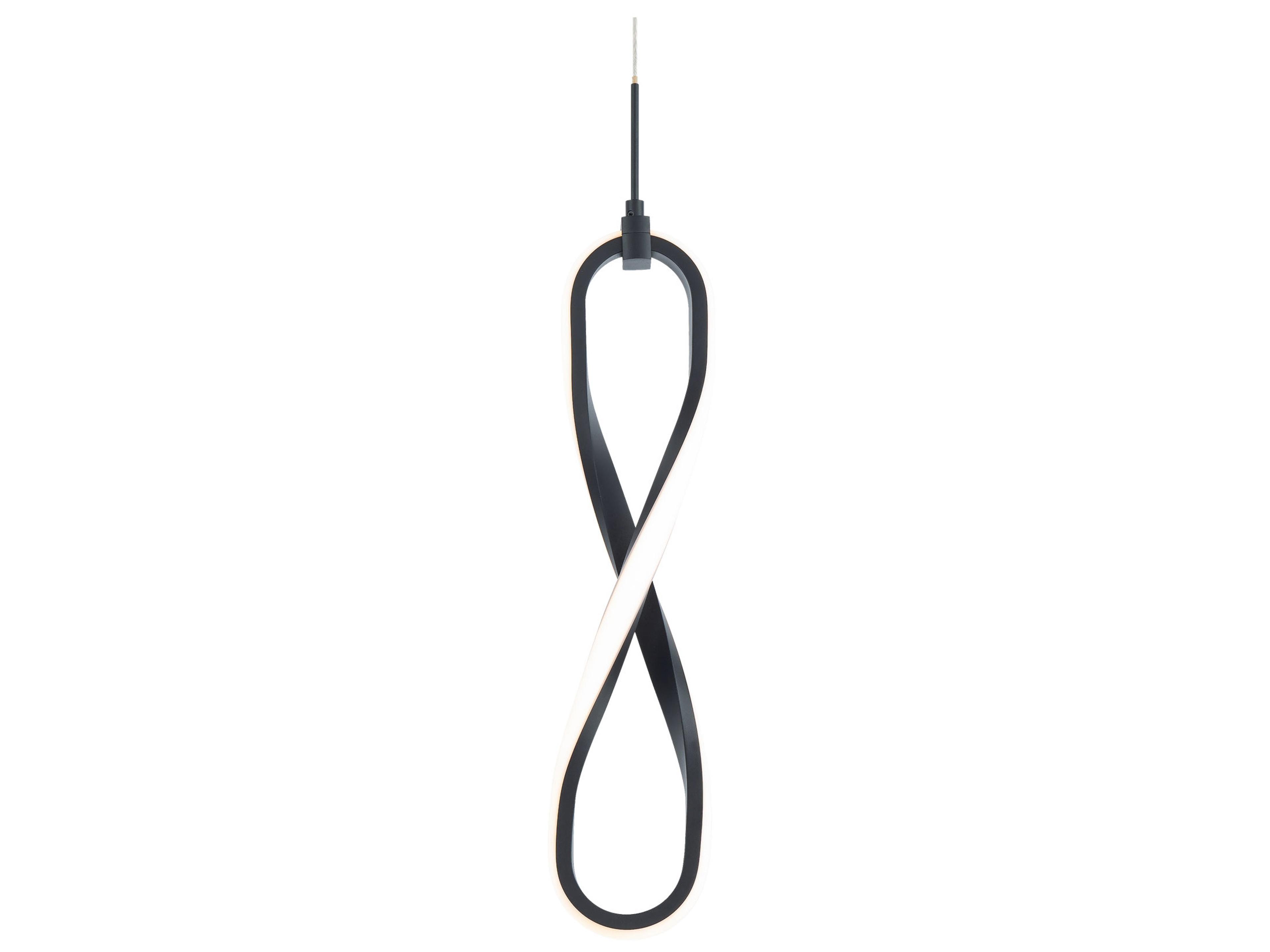 dweLED by WAC Lighting Marise 1-Light Black LED Mini Pendant