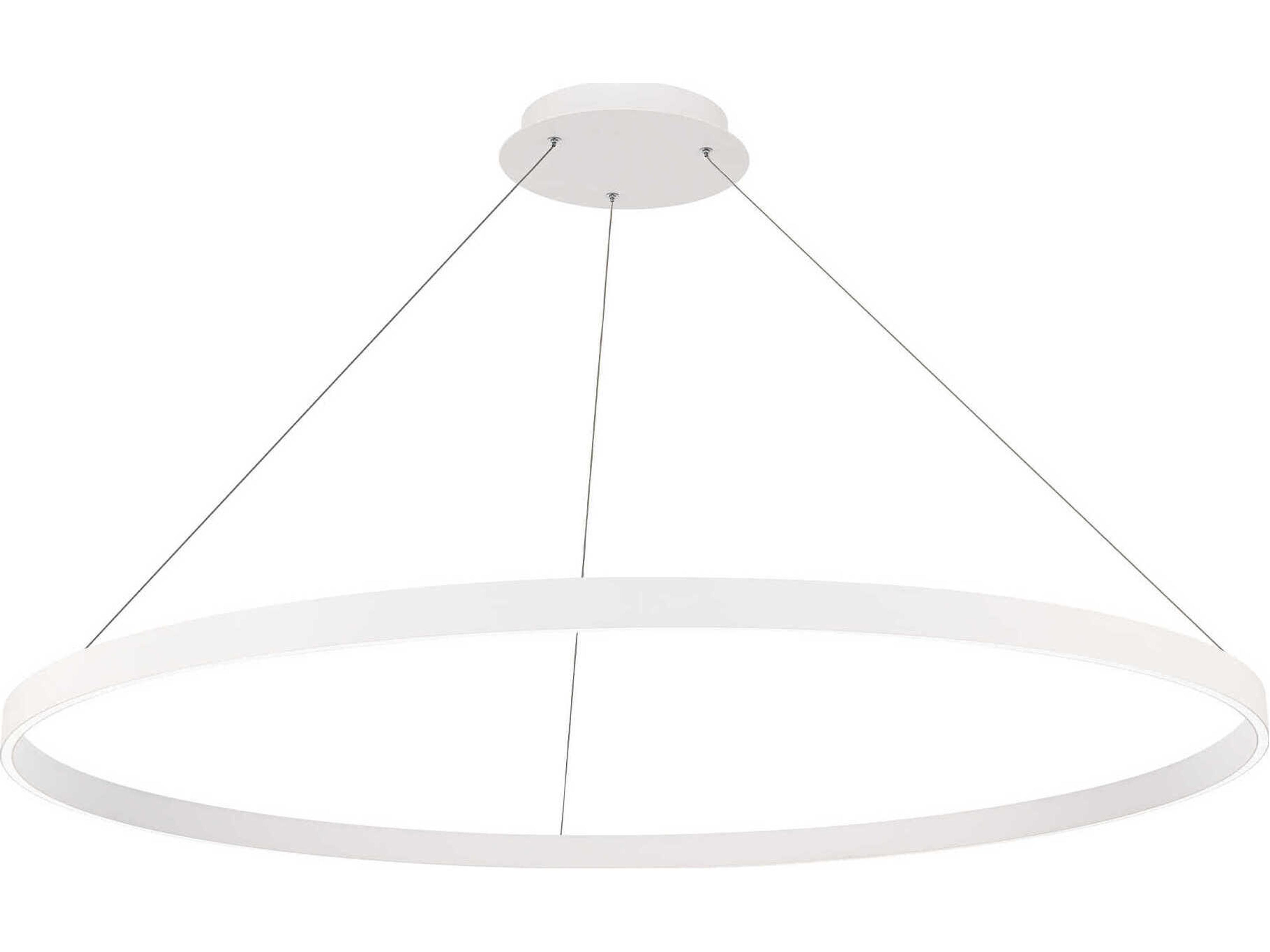 Sirius 1-Light White Round Pendant