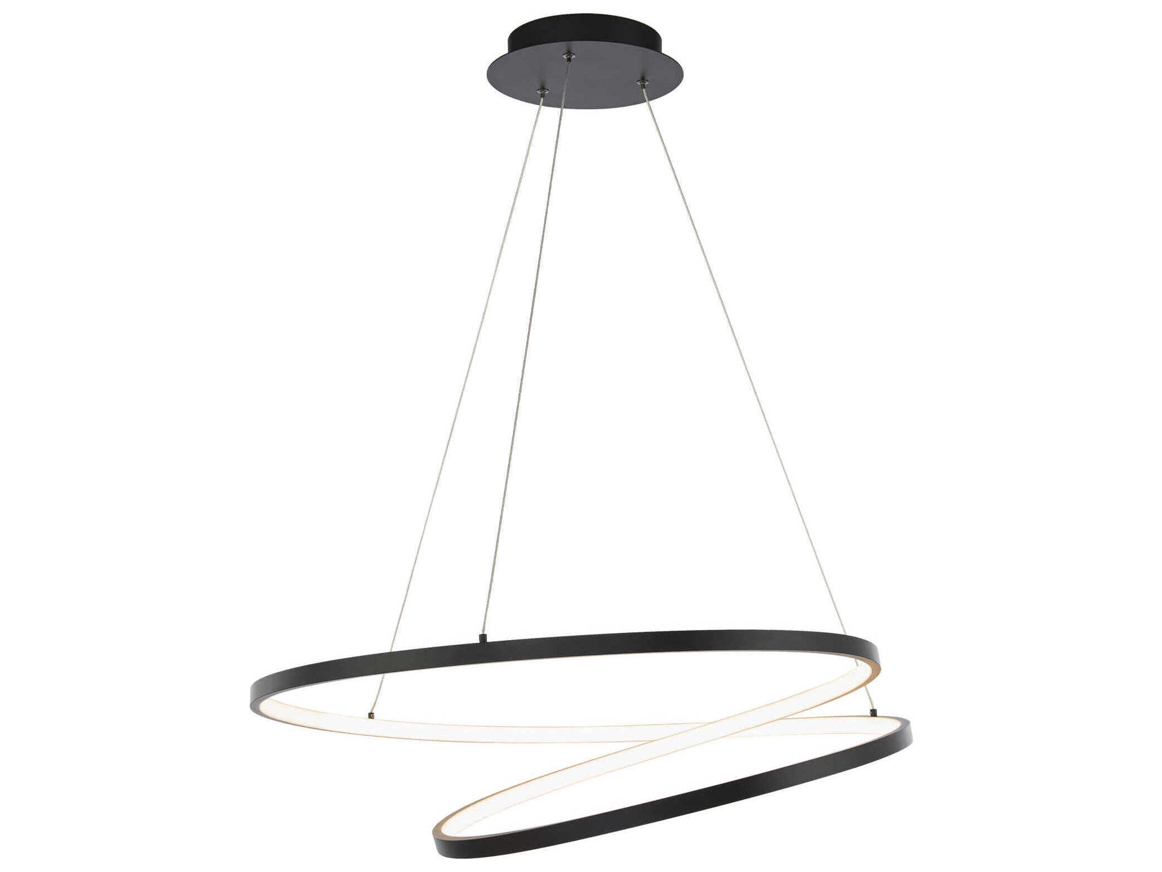 Marques LED Pendant Abstract Black