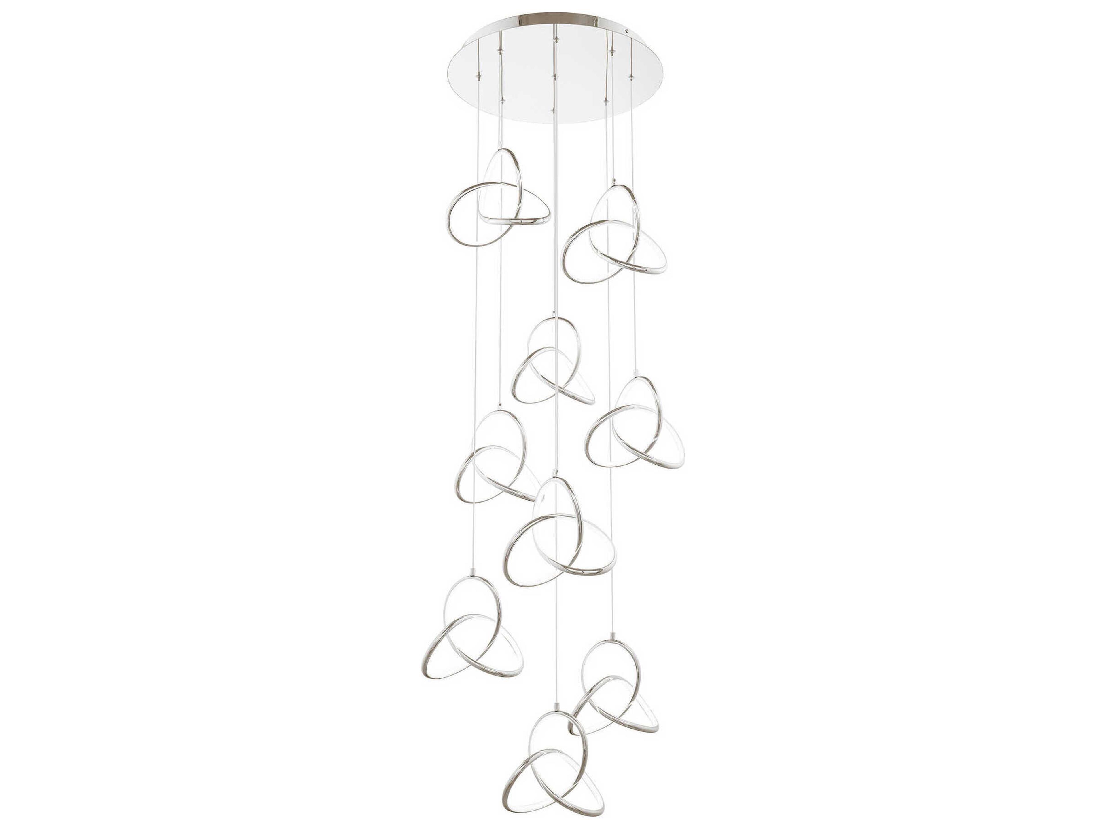 Vornado 9-Light Chrome Pendant