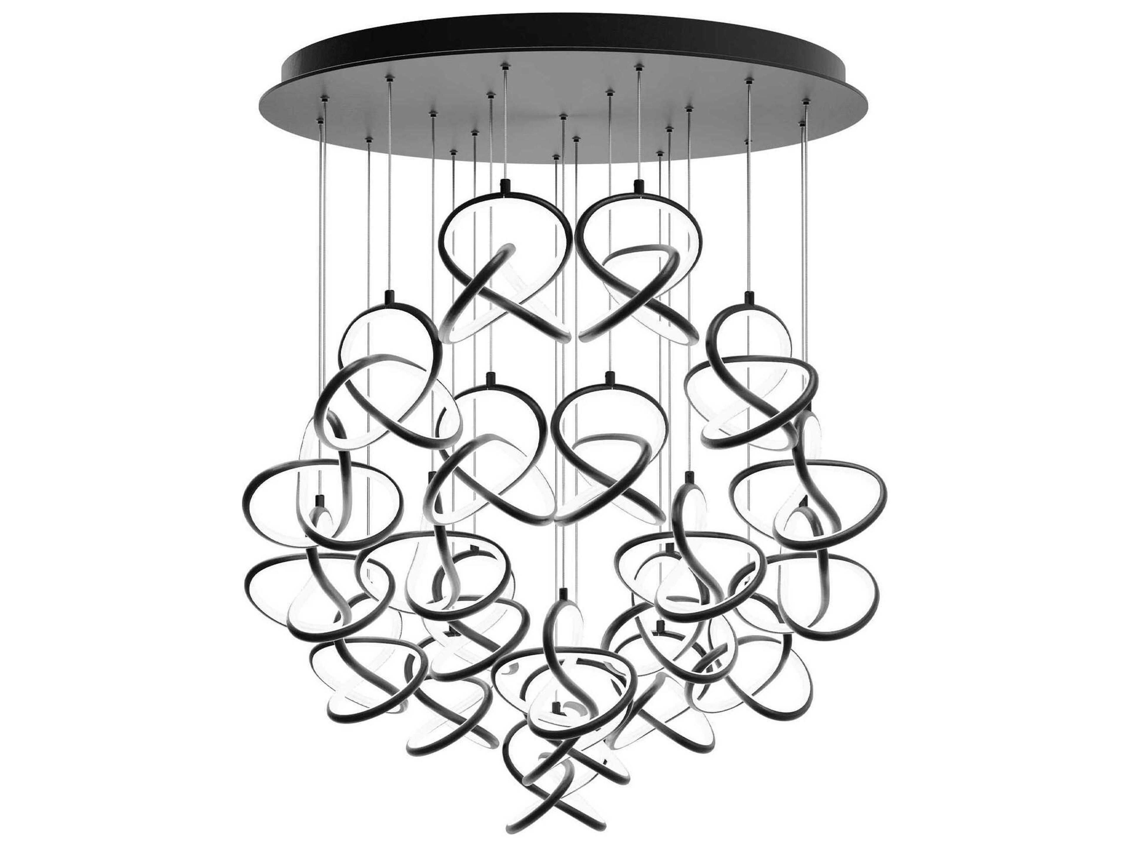 Vornado 21-Light Black Pendant