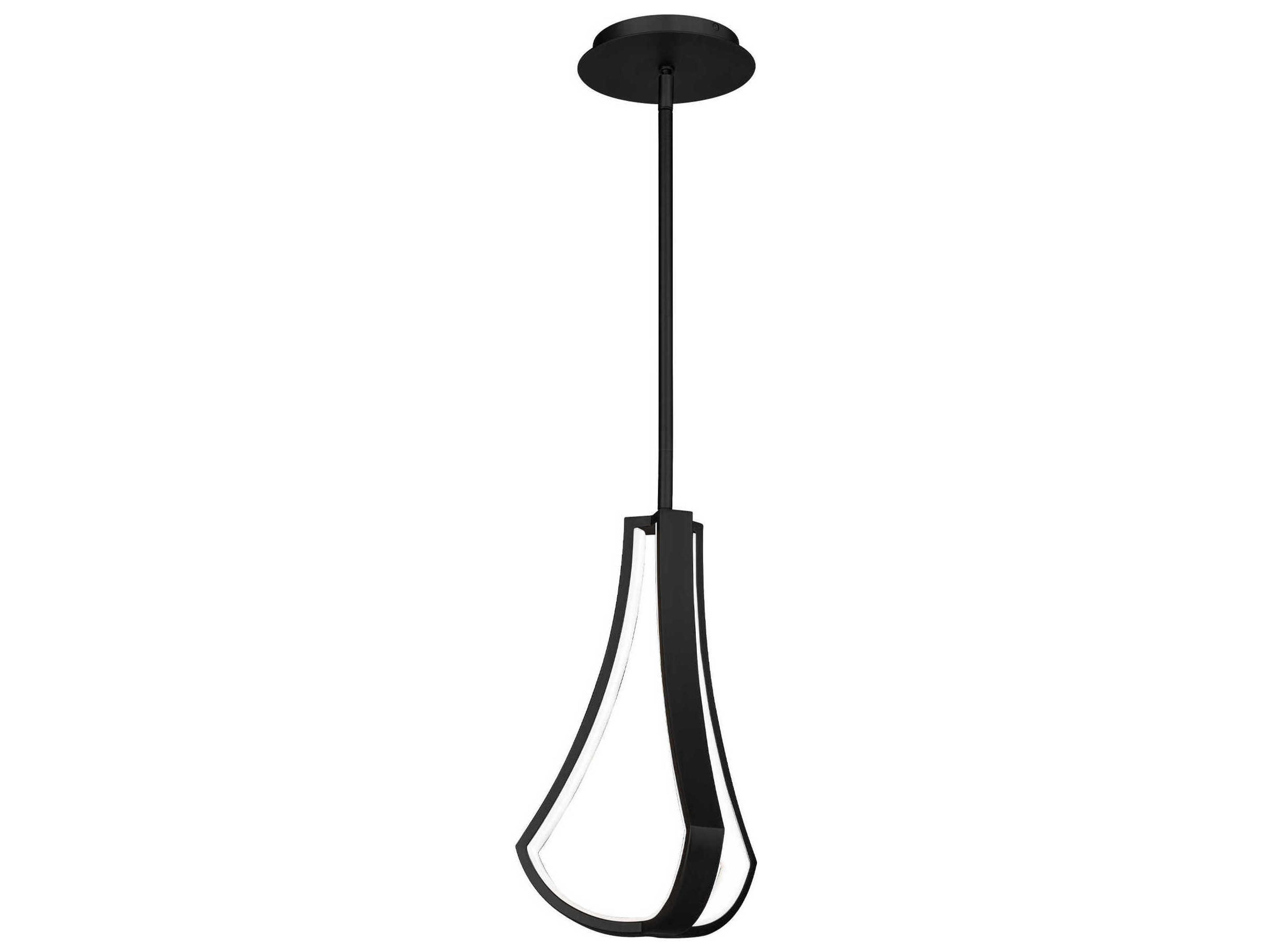 Artemis 1-Light Black LED Mini Pendant