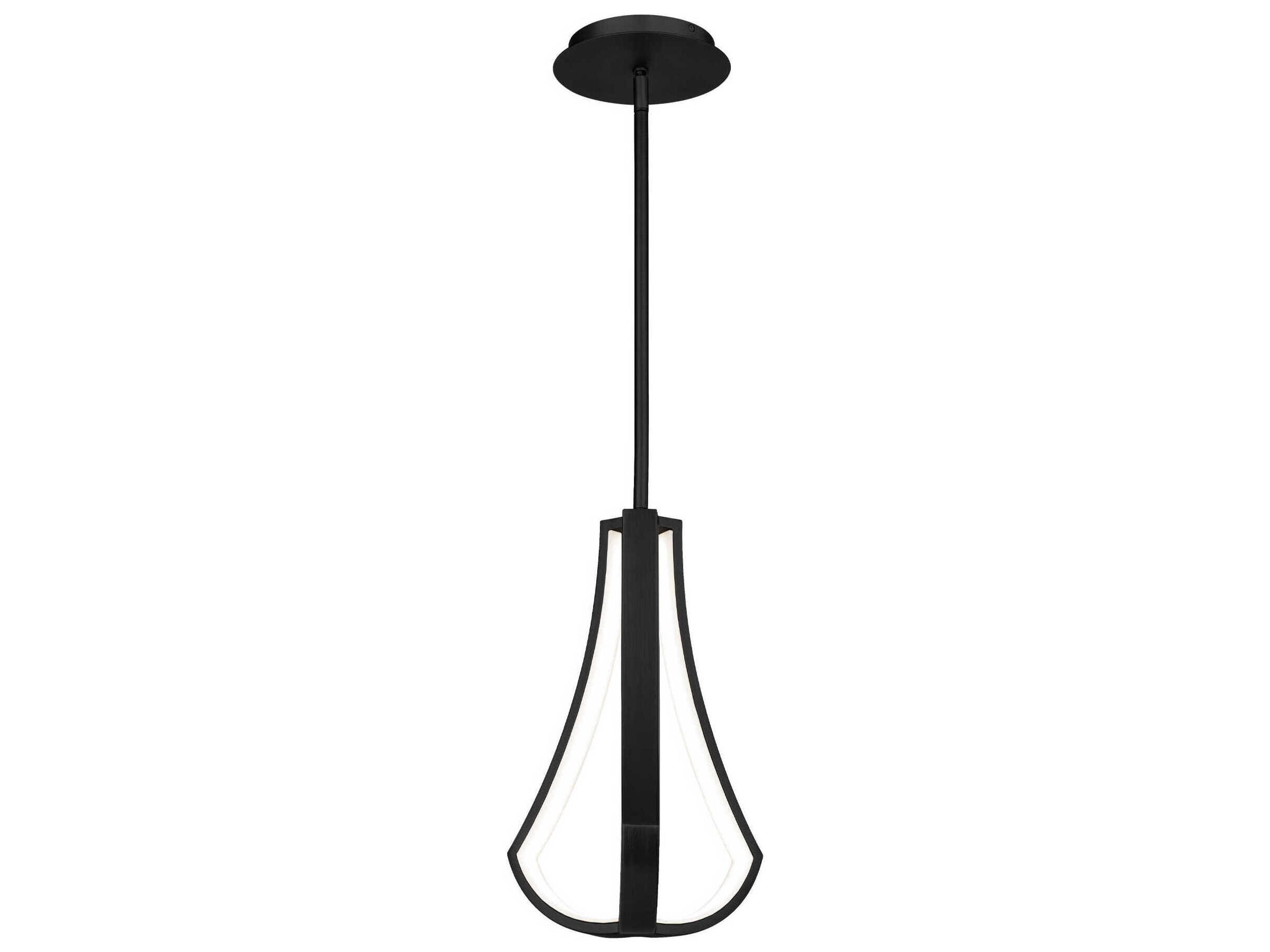 dweLED by WAC Lighting Artemis 1-Light Black LED Mini Pendant