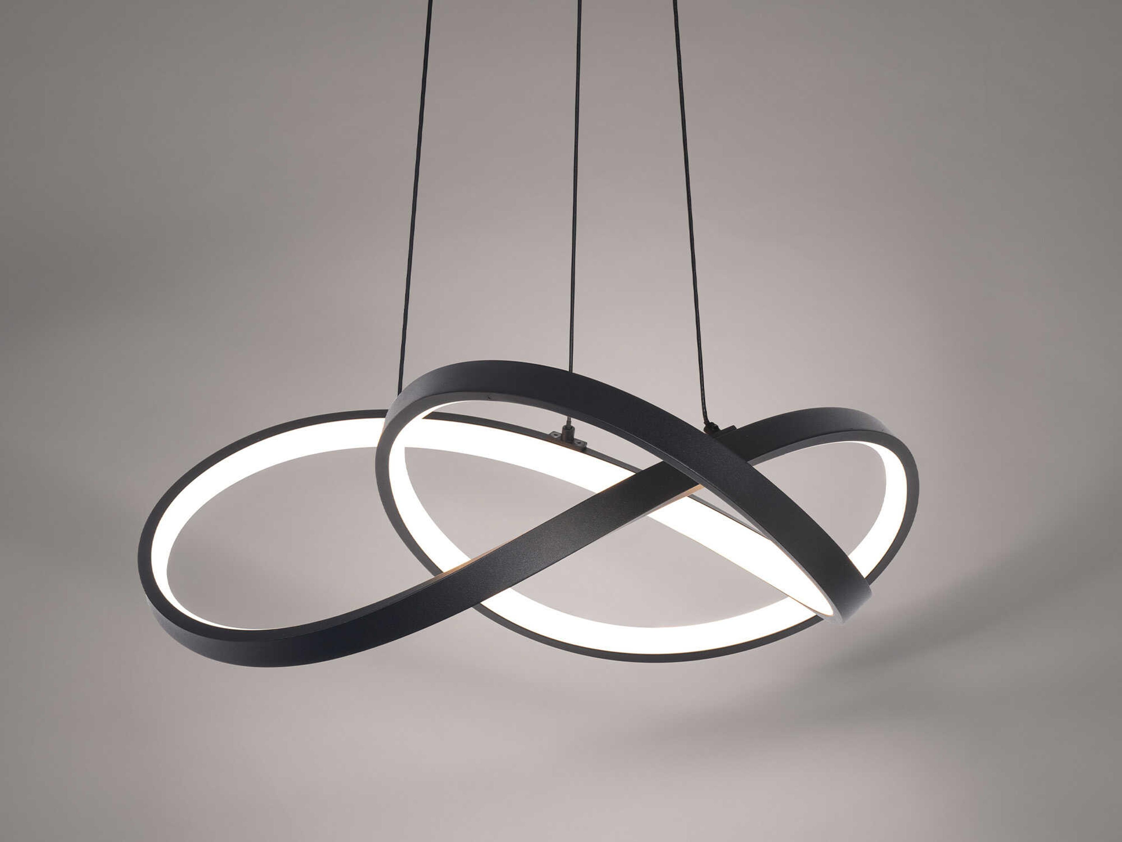 dweLED by WAC Lighting Vornado 1-Light Black LED Linear Pendant