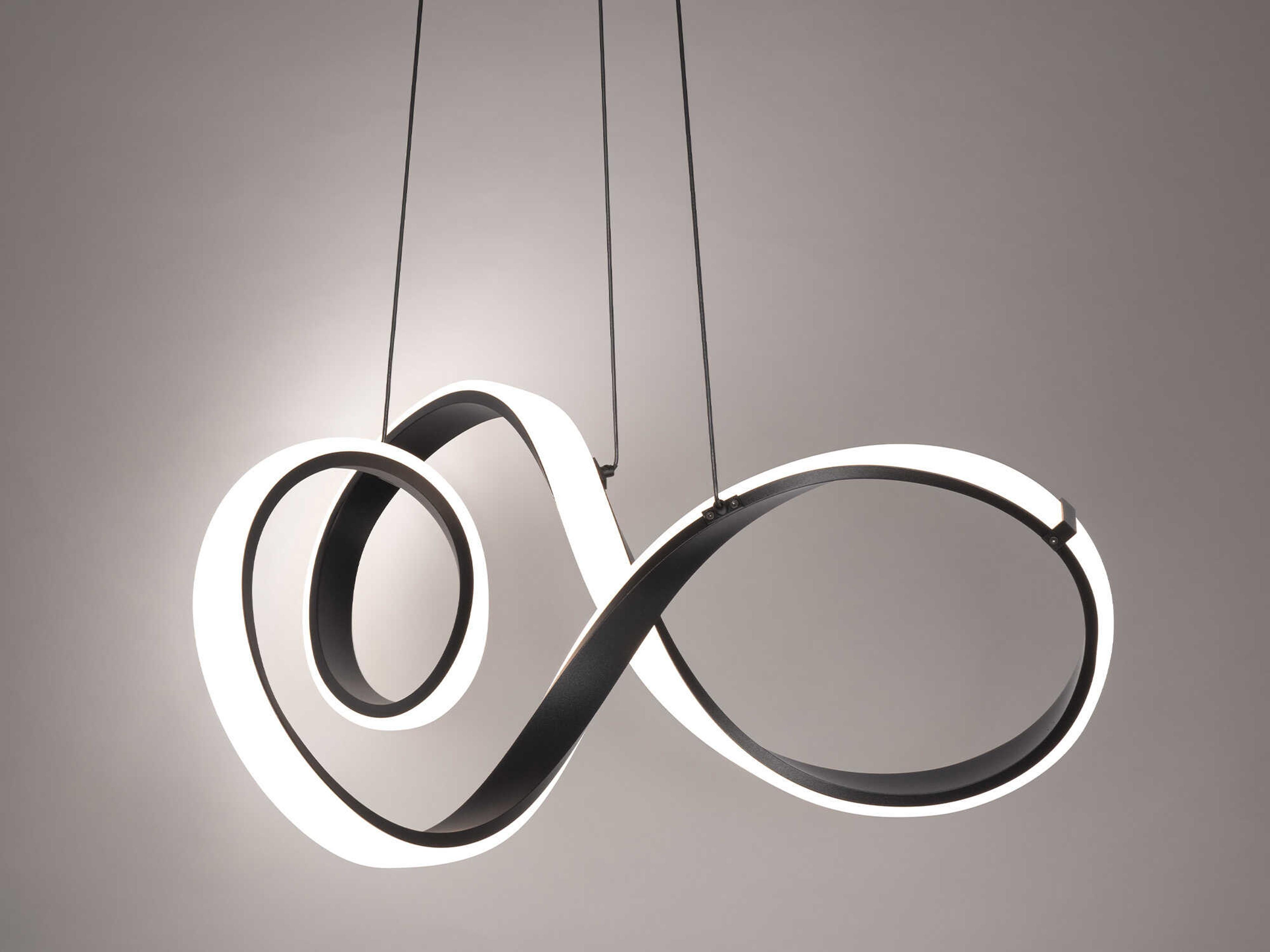 dweLED by WAC Lighting Vornado 1-Light Black LED Linear Pendant