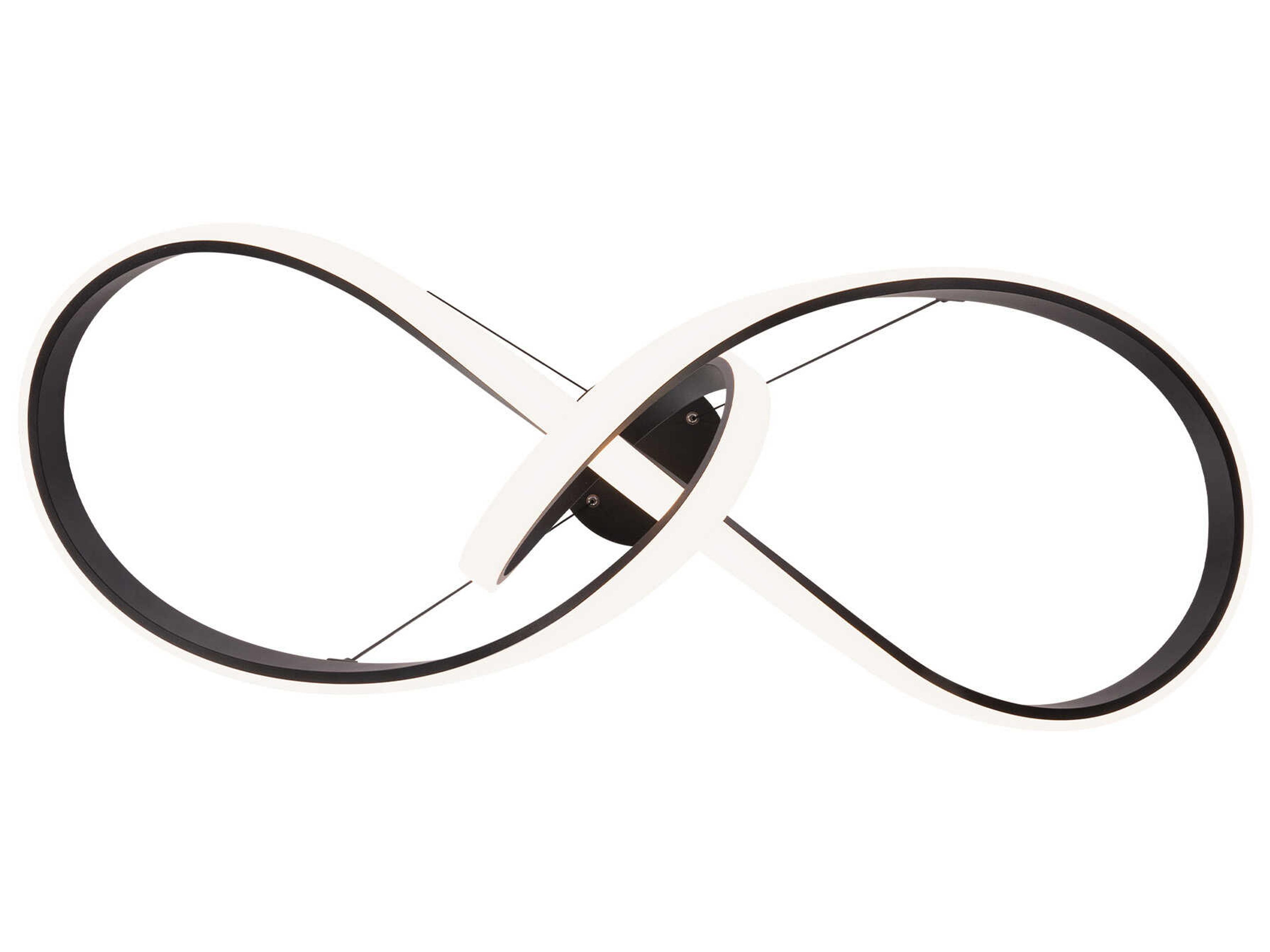 dweLED by WAC Lighting Vornado 1-Light Black LED Linear Pendant