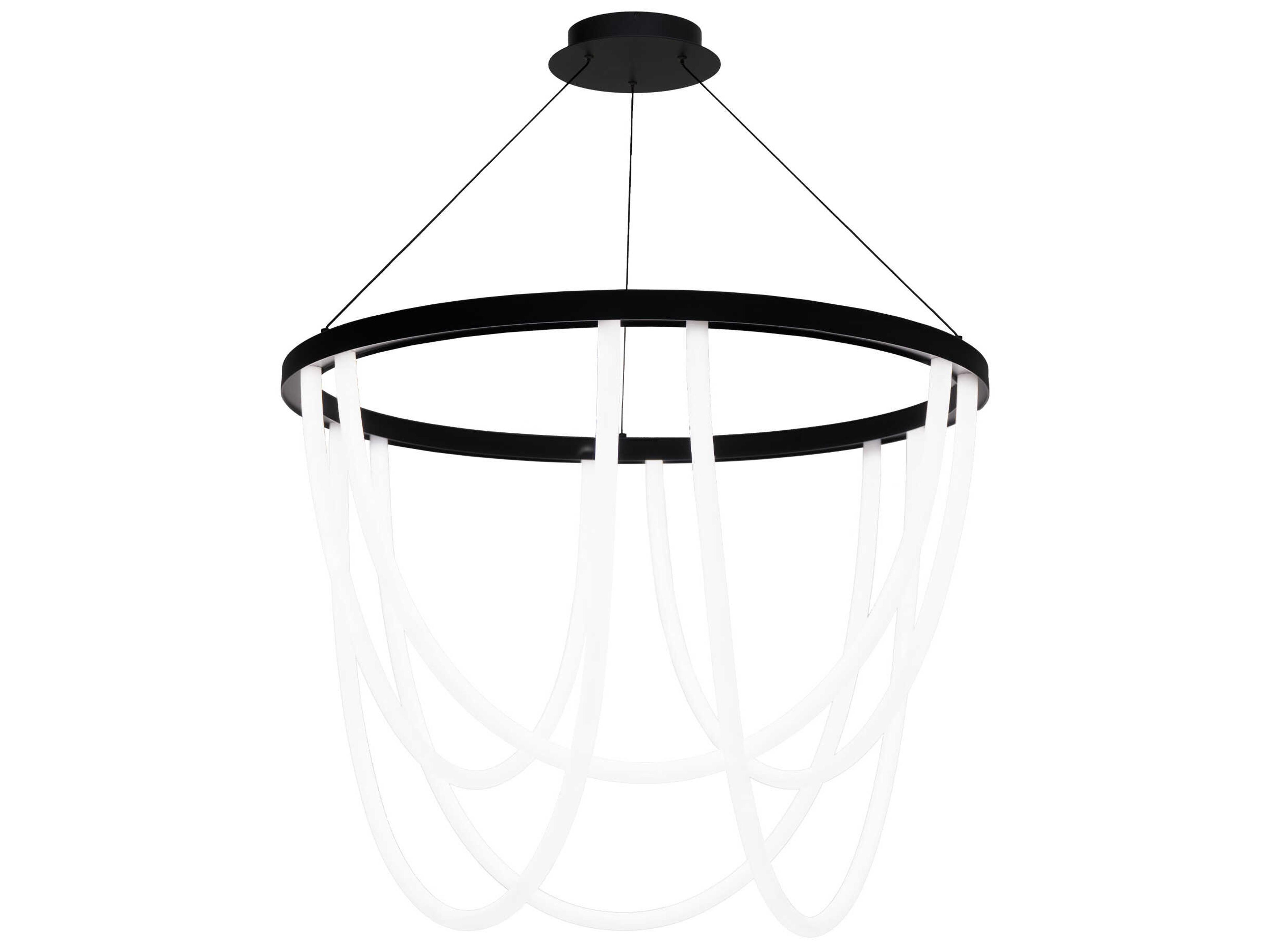 Margarite 6-Light Black Chandelier