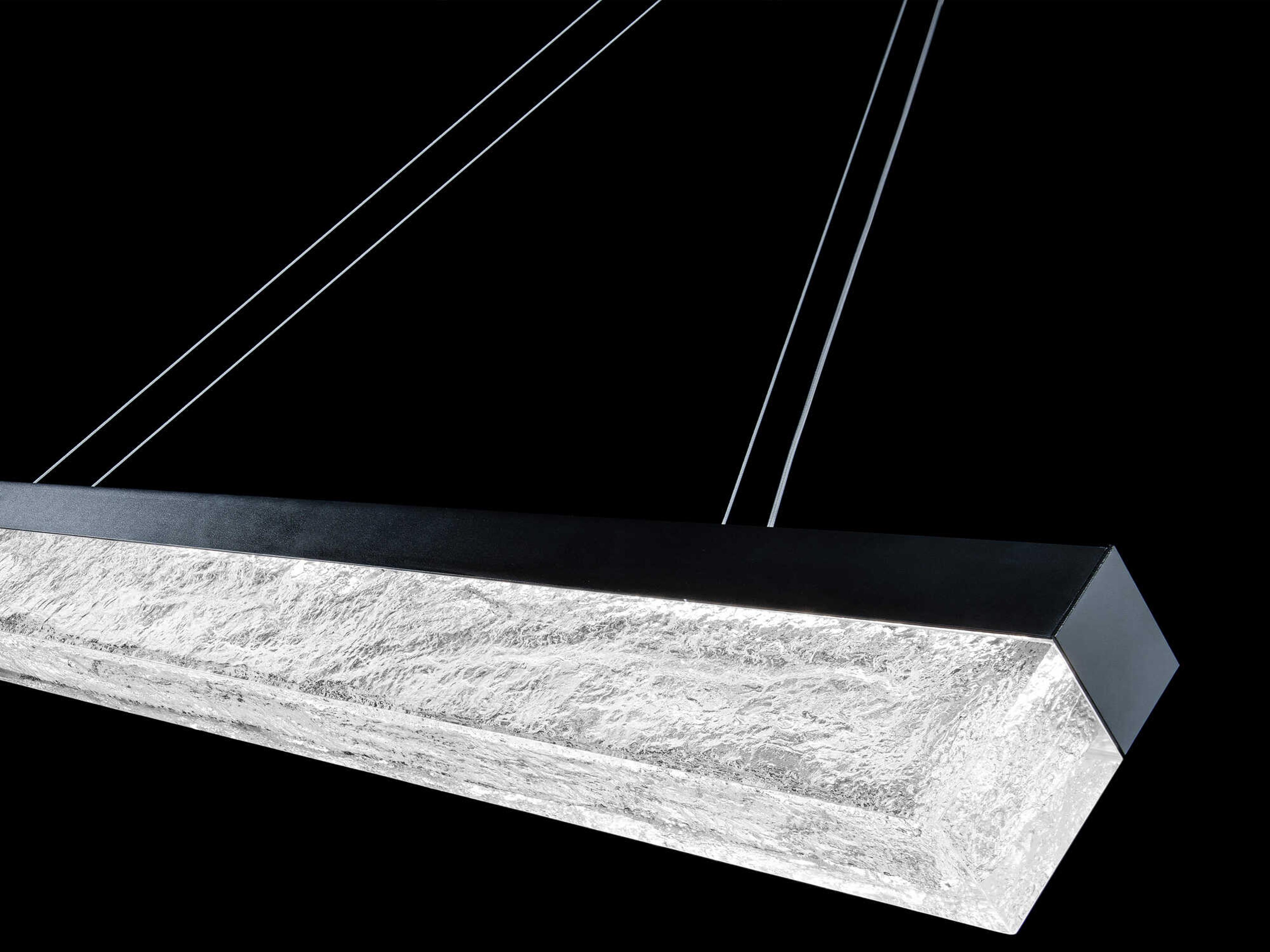 dweLED by WAC Lighting Effervescent 1-Light Black LED Island Pendant