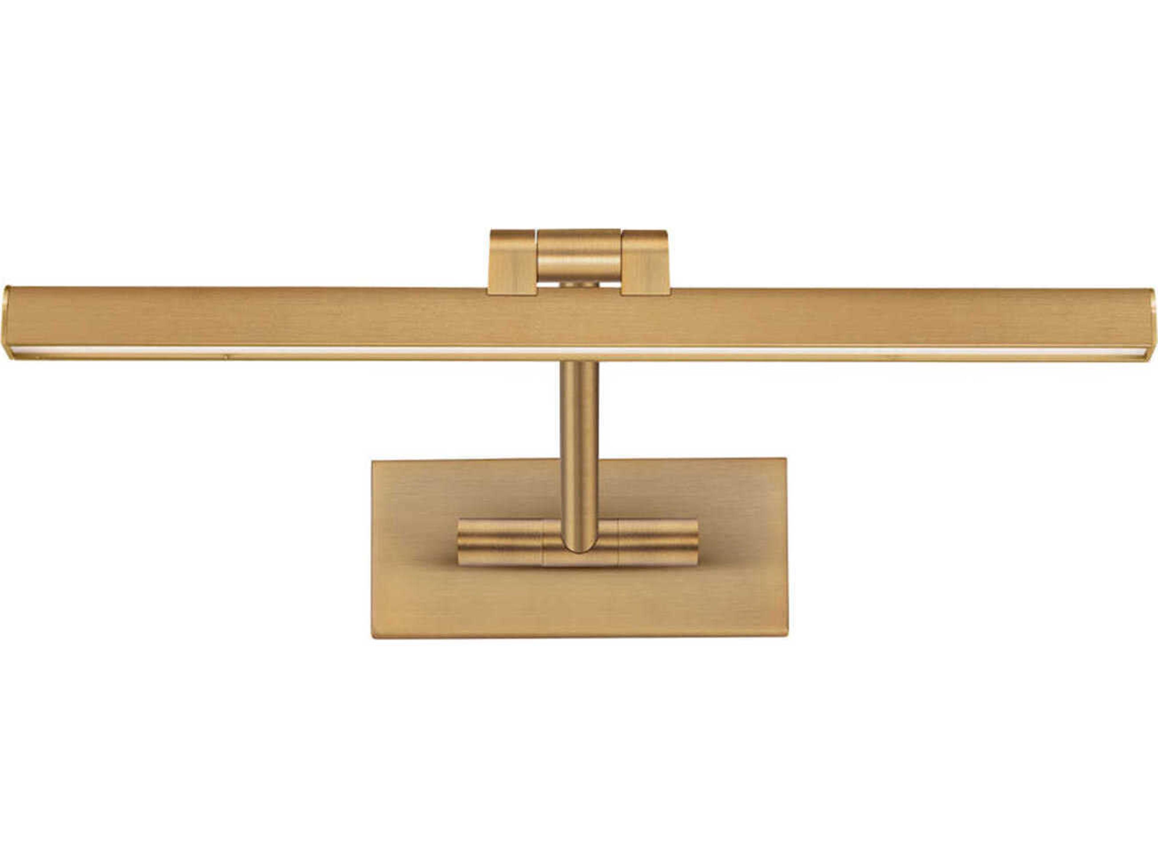 Reed 1-Light Aged Brass Picture Light