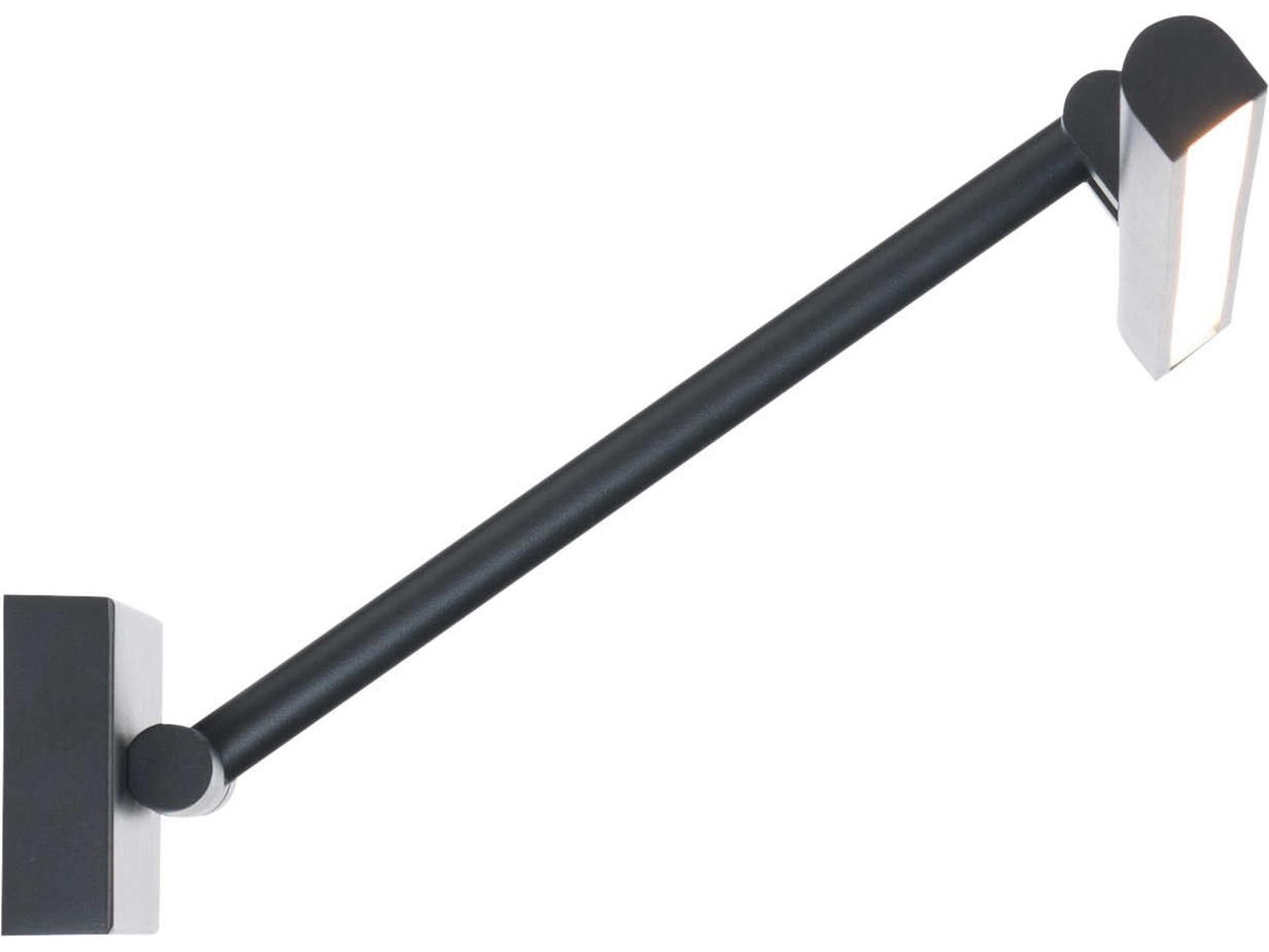 dweLED by WAC Lighting Reed 1-Light Black LED Picture Light