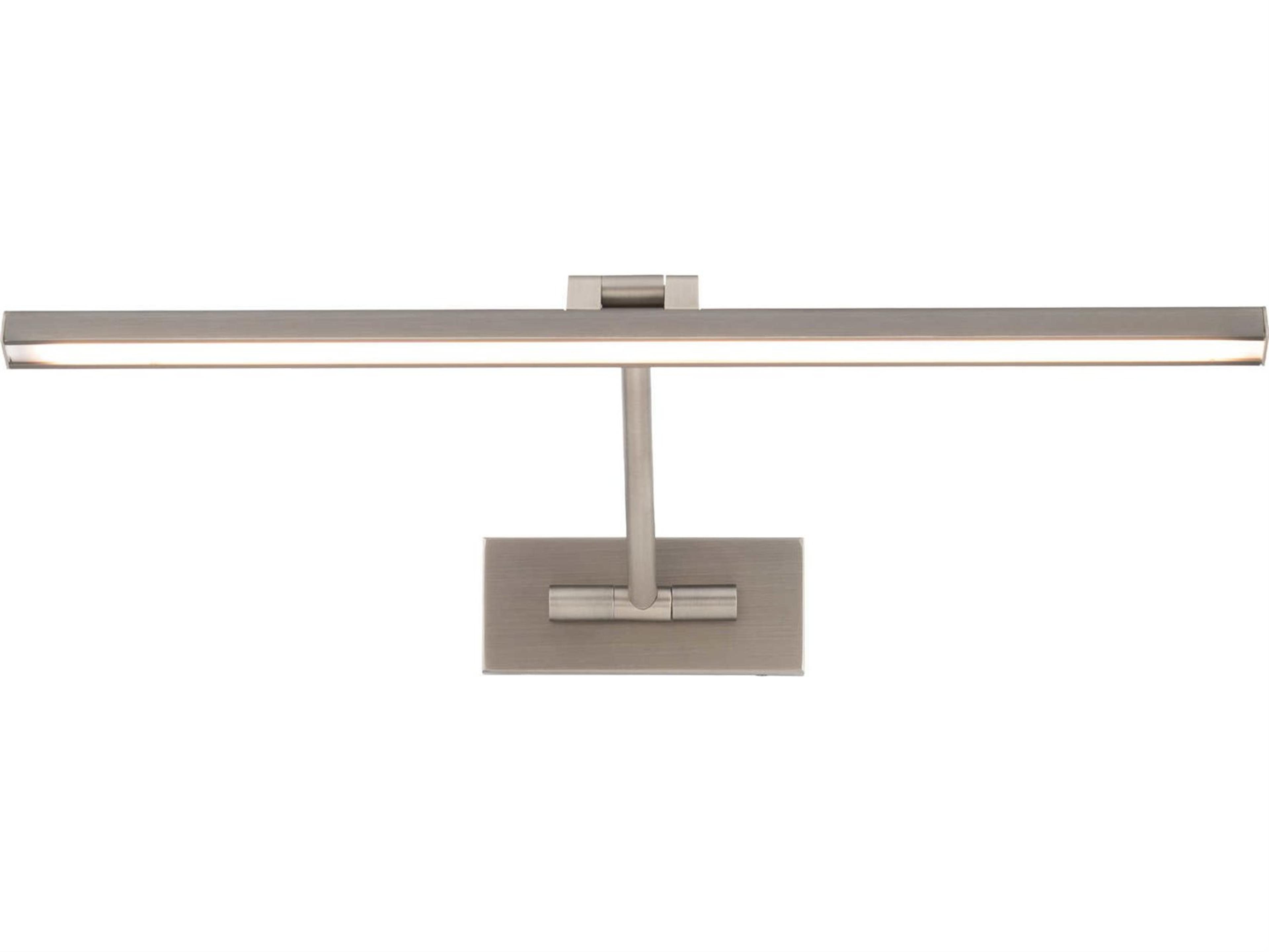dweLED by WAC Lighting Reed 1-Light Brushed Nickel LED Picture Light