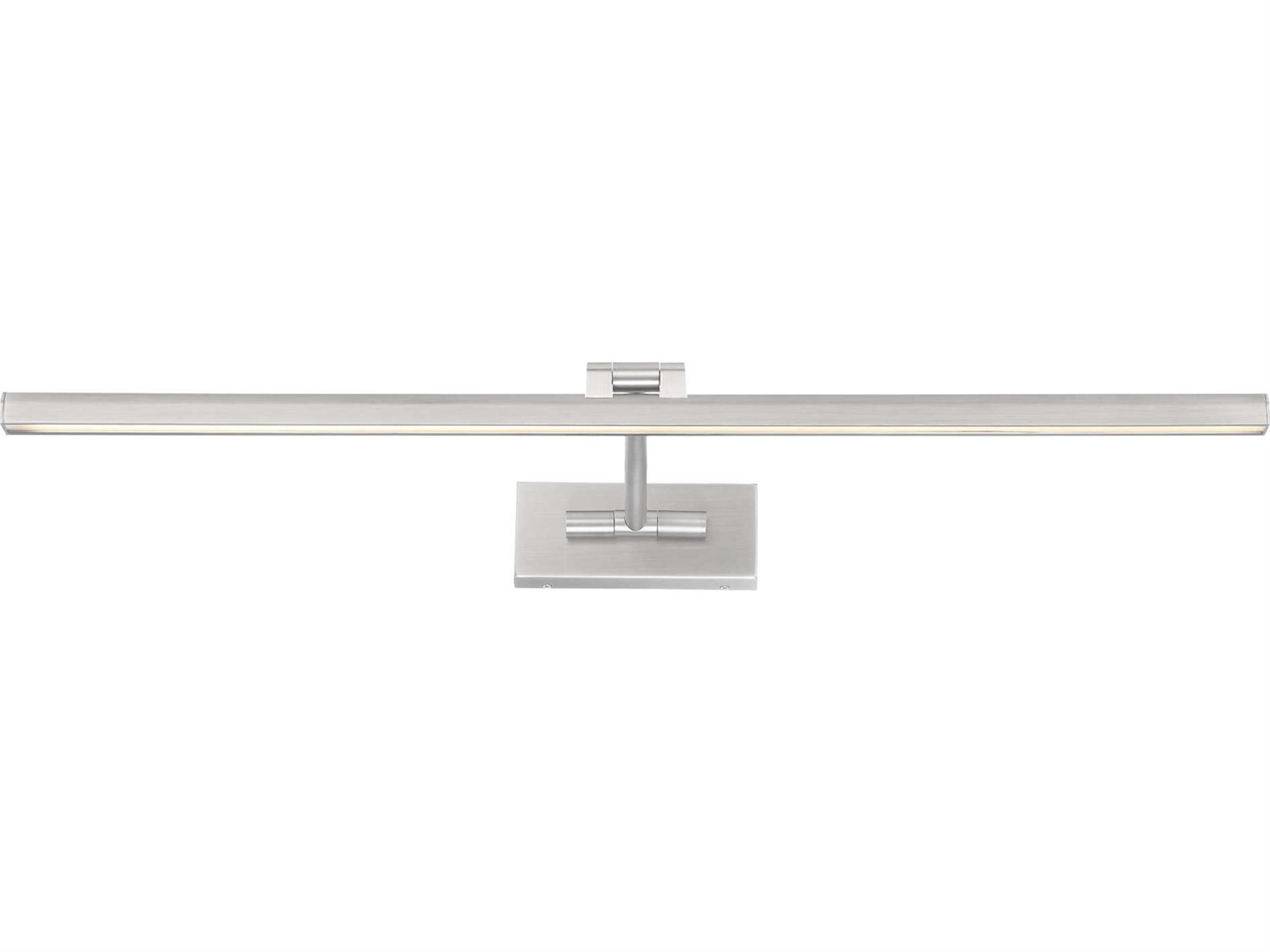 dweLED by WAC Lighting Reed 1-Light Brushed Nickel LED Picture Light