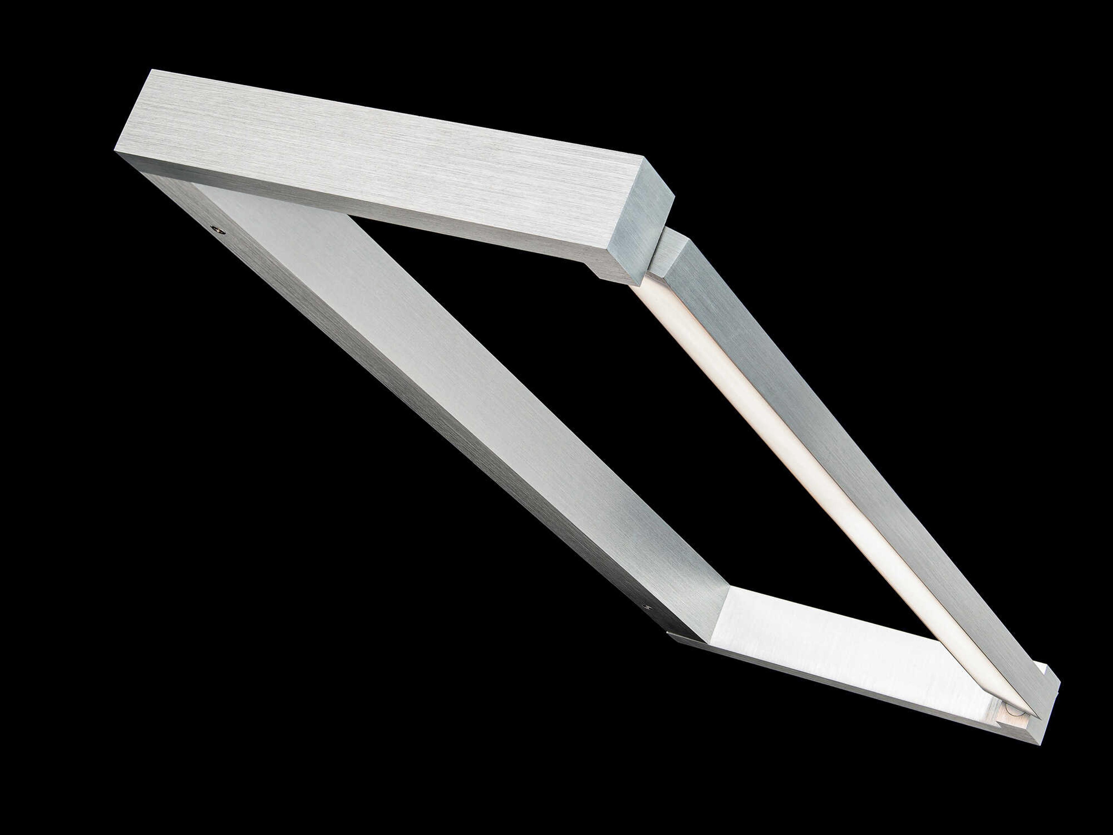 dweLED by WAC Lighting Lune 1-Light Brushed Aluminum Silver LED Picture Light