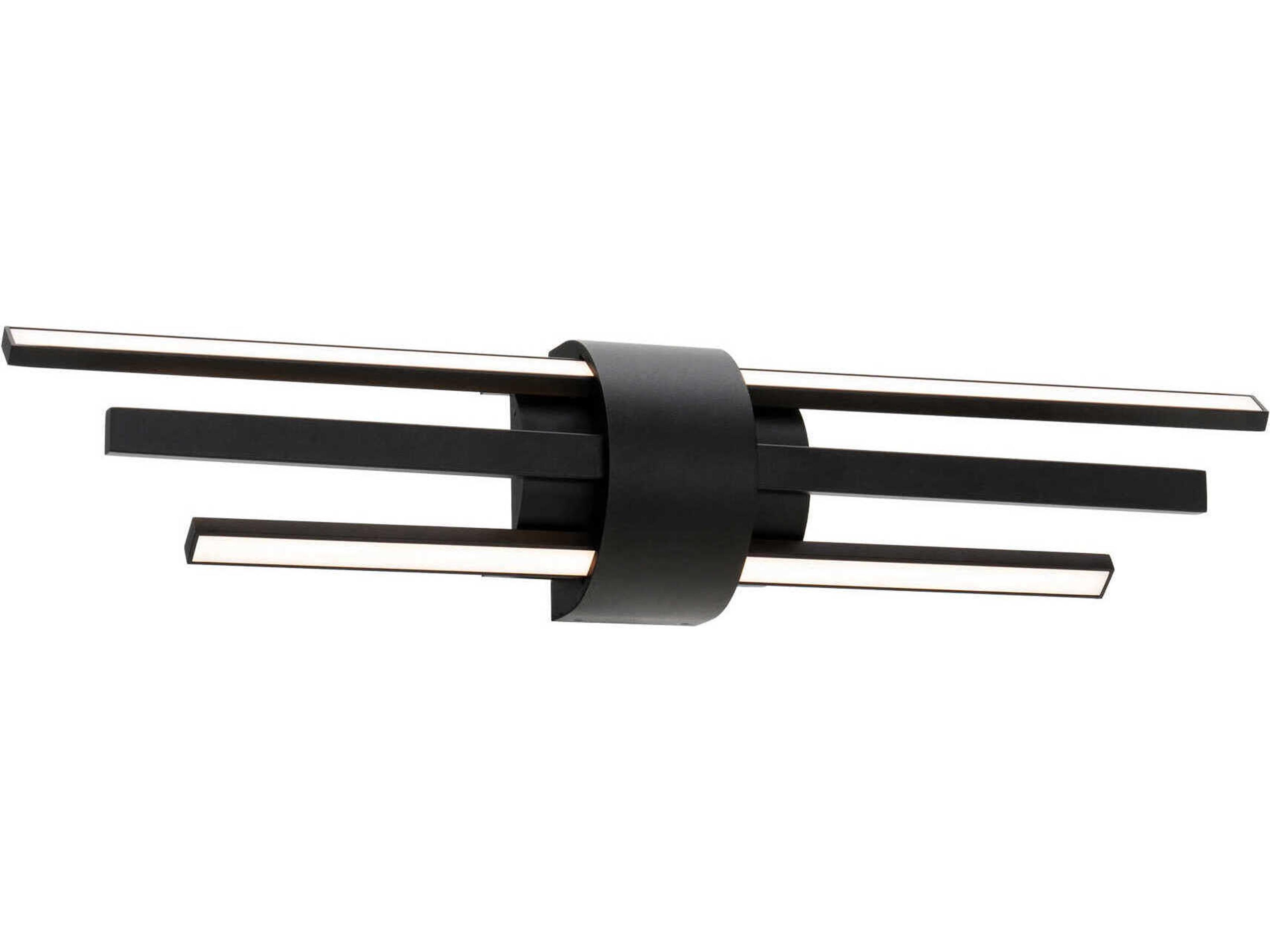 Melody 3-Light Black Vanity Light