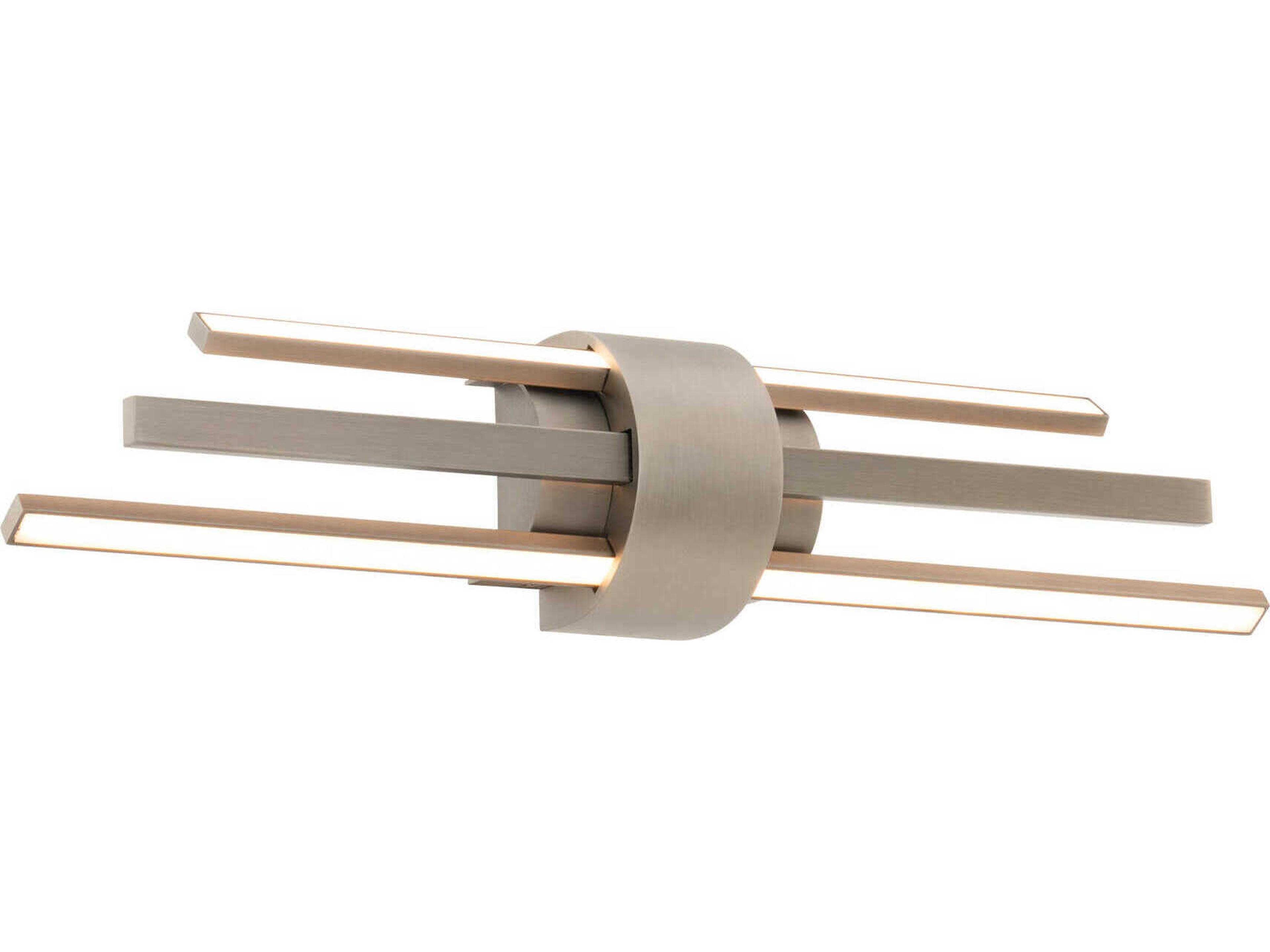 Melody 3-Light Brushed Nickel Vanity Light