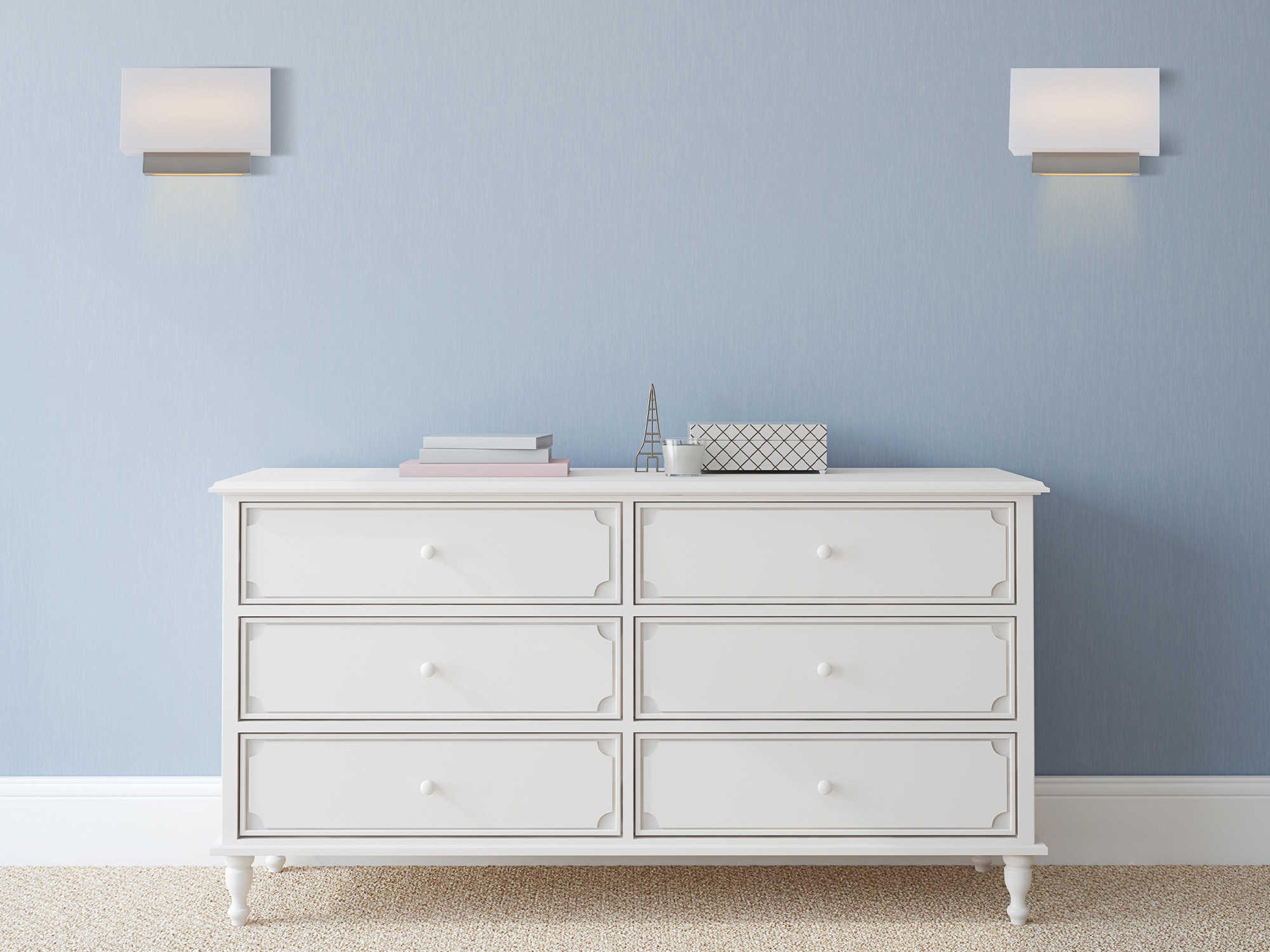 dweLED by WAC Lighting Maven 1-Light Brushed Nickel LED Wall Sconce