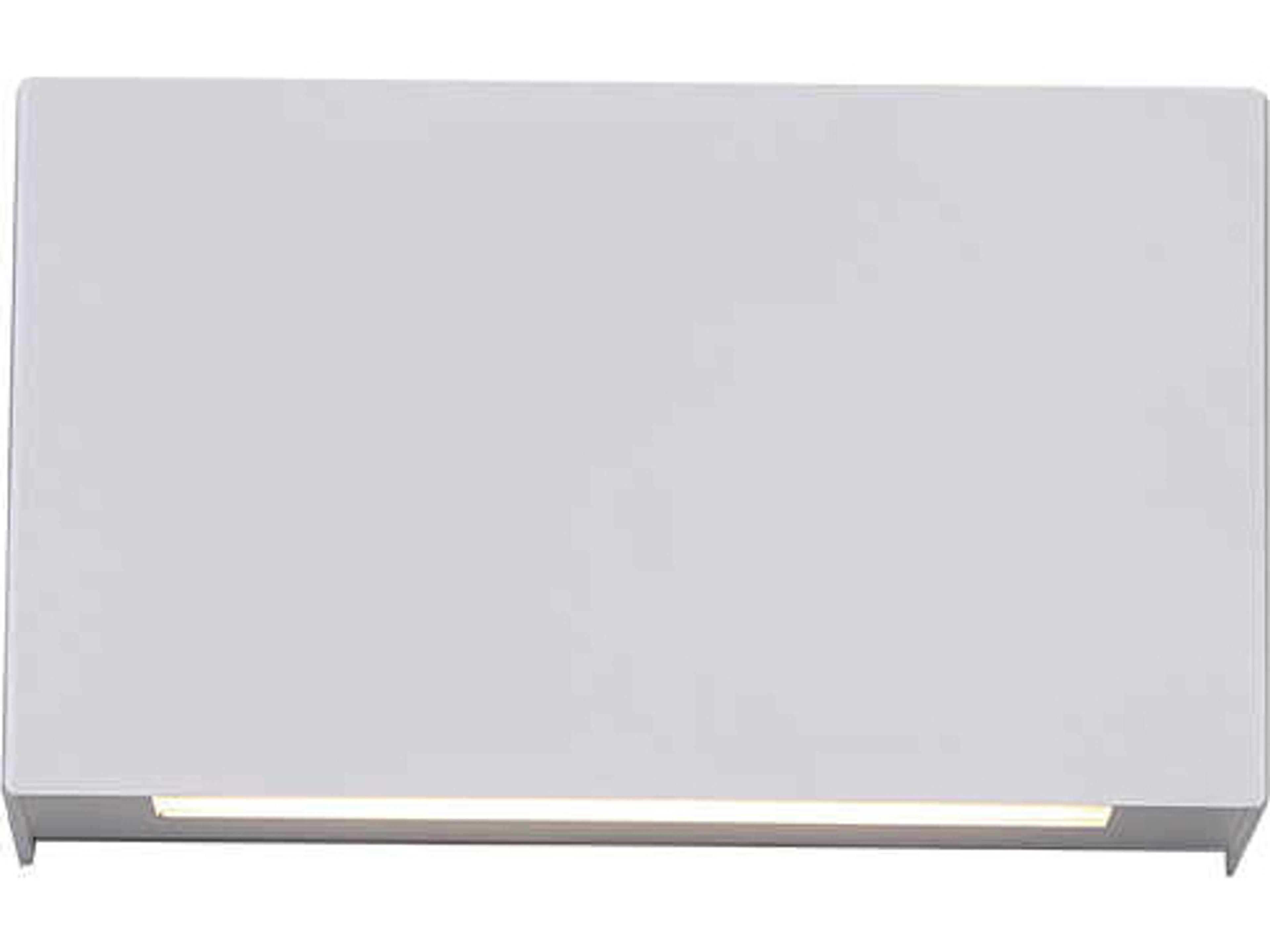 dweLED by WAC Lighting Blok 2-Light White LED Wall Sconce