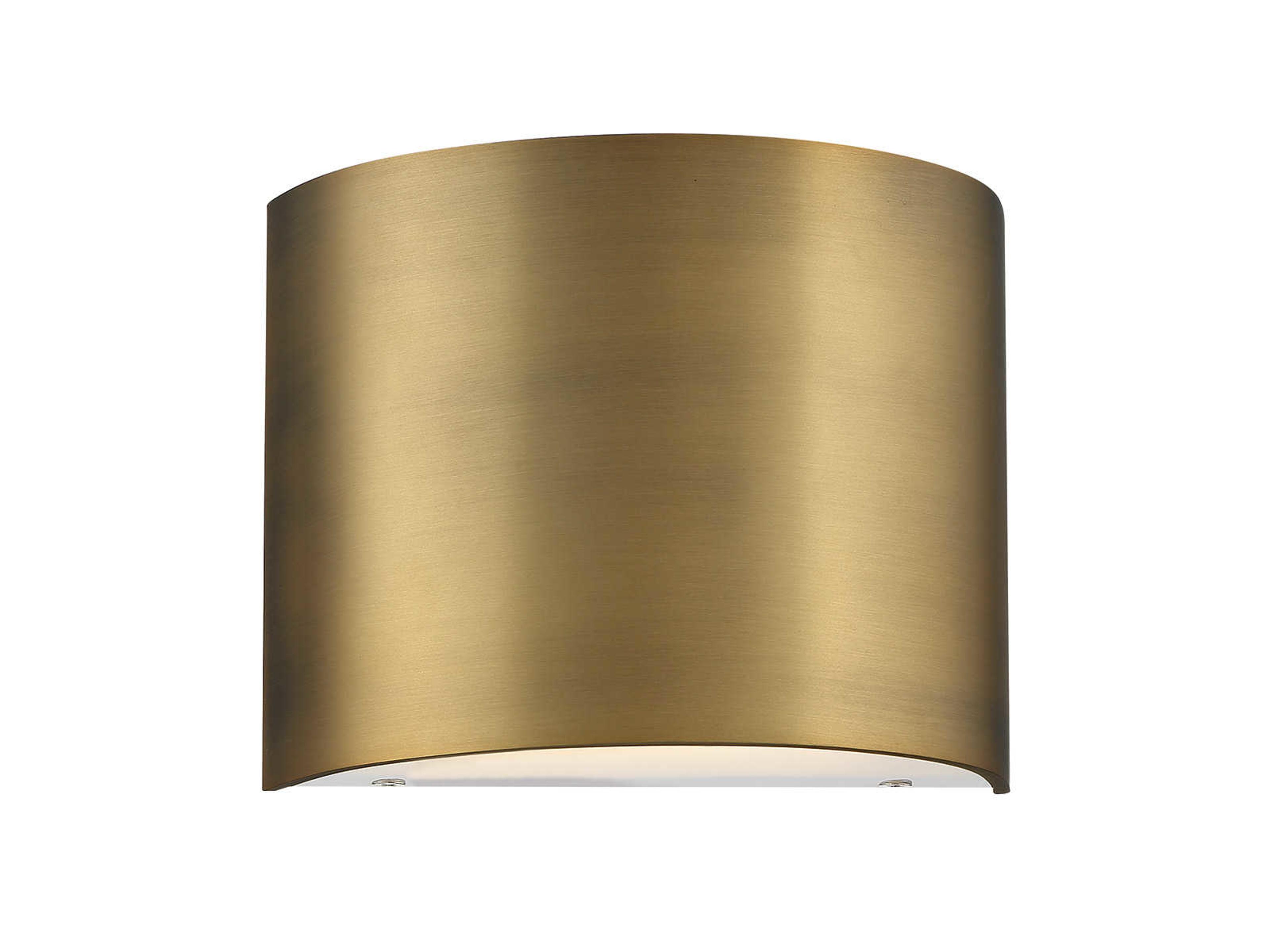dweLED by WAC Lighting Pocket 1-Light Aged Brass LED Wall Sconce