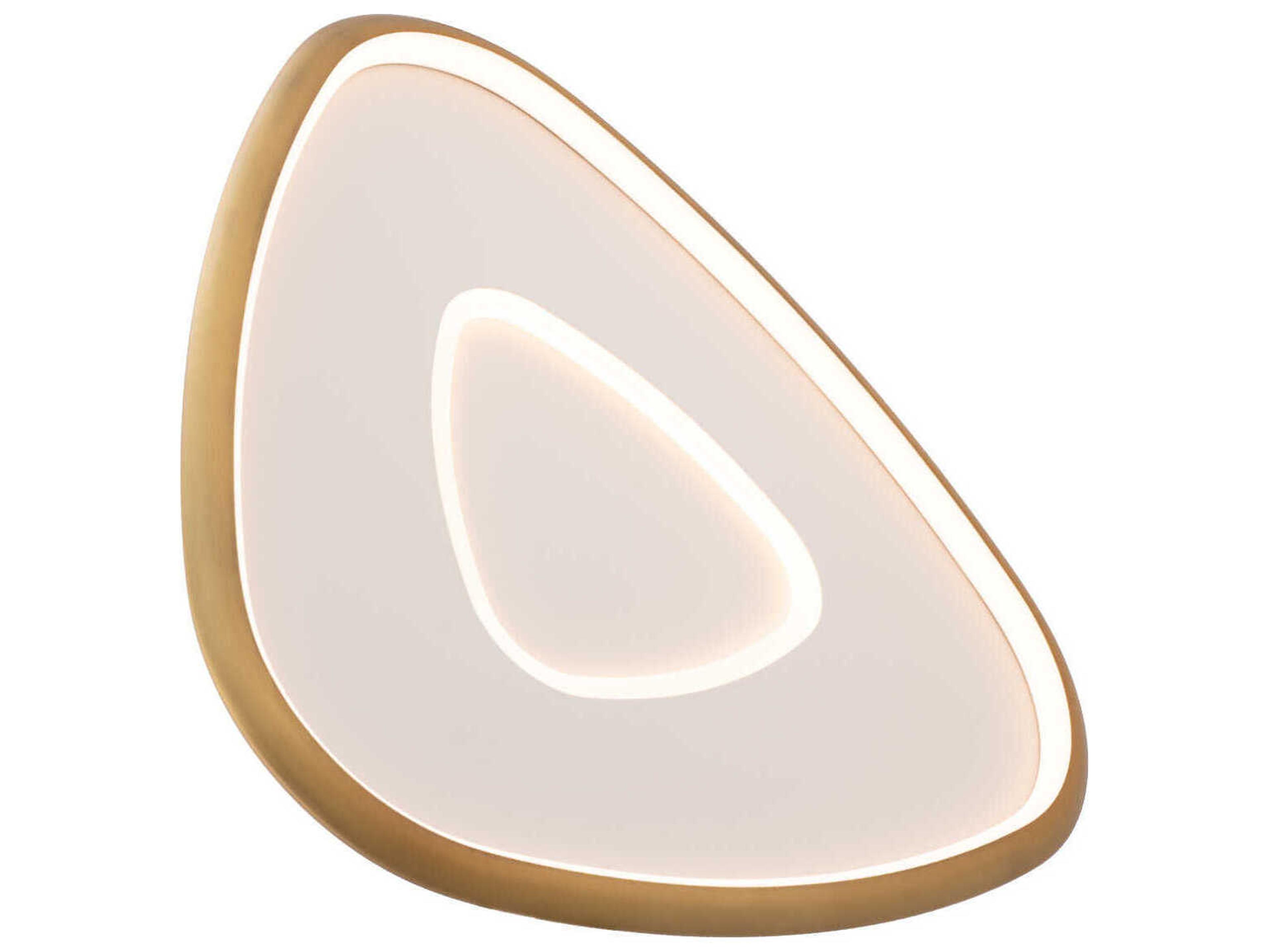 dweLED by WAC Lighting Mandala 1-Light Aged Brass Wall Sconce