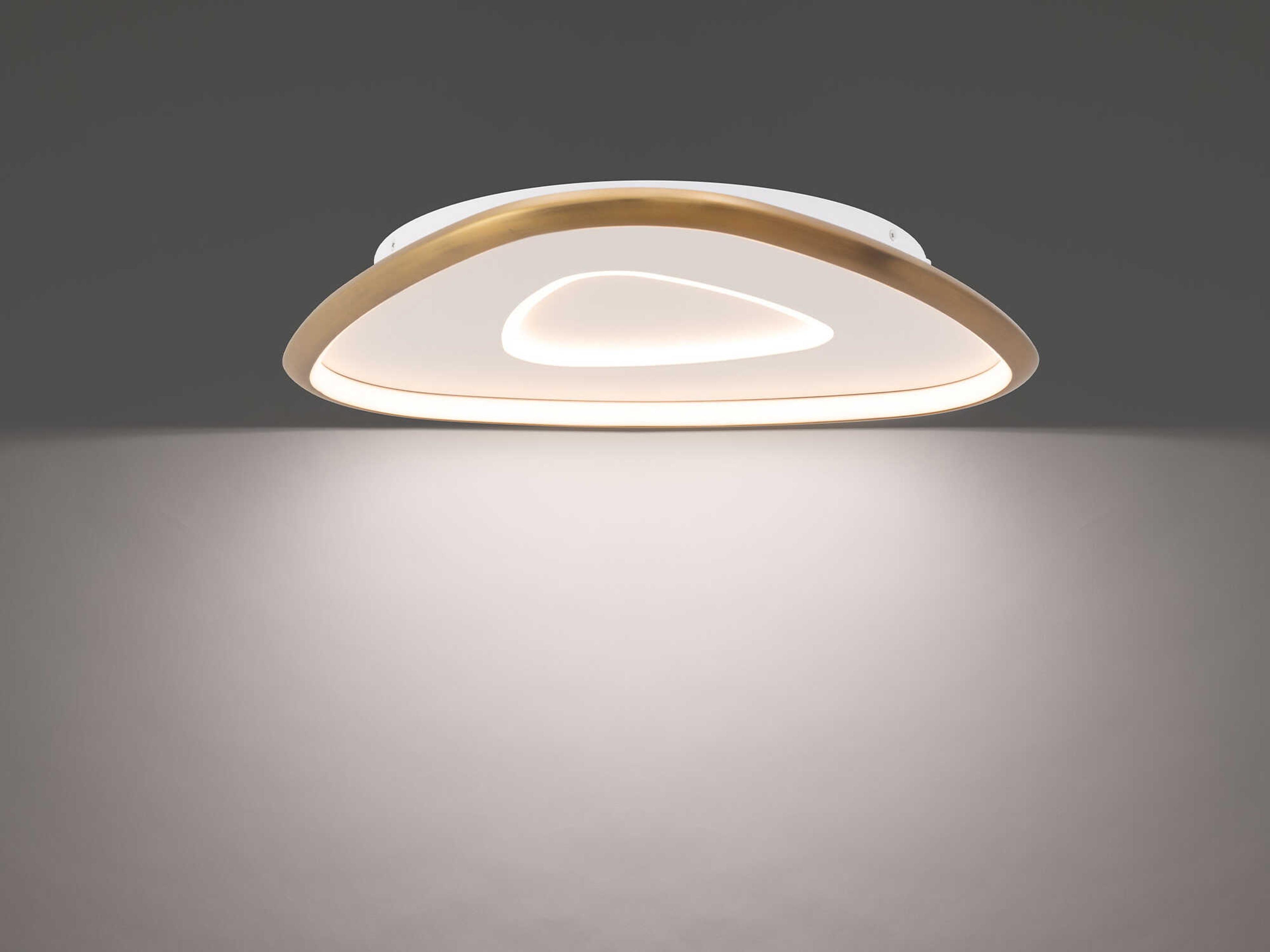 dweLED by WAC Lighting Mandala 1-Light Aged Brass Wall Sconce