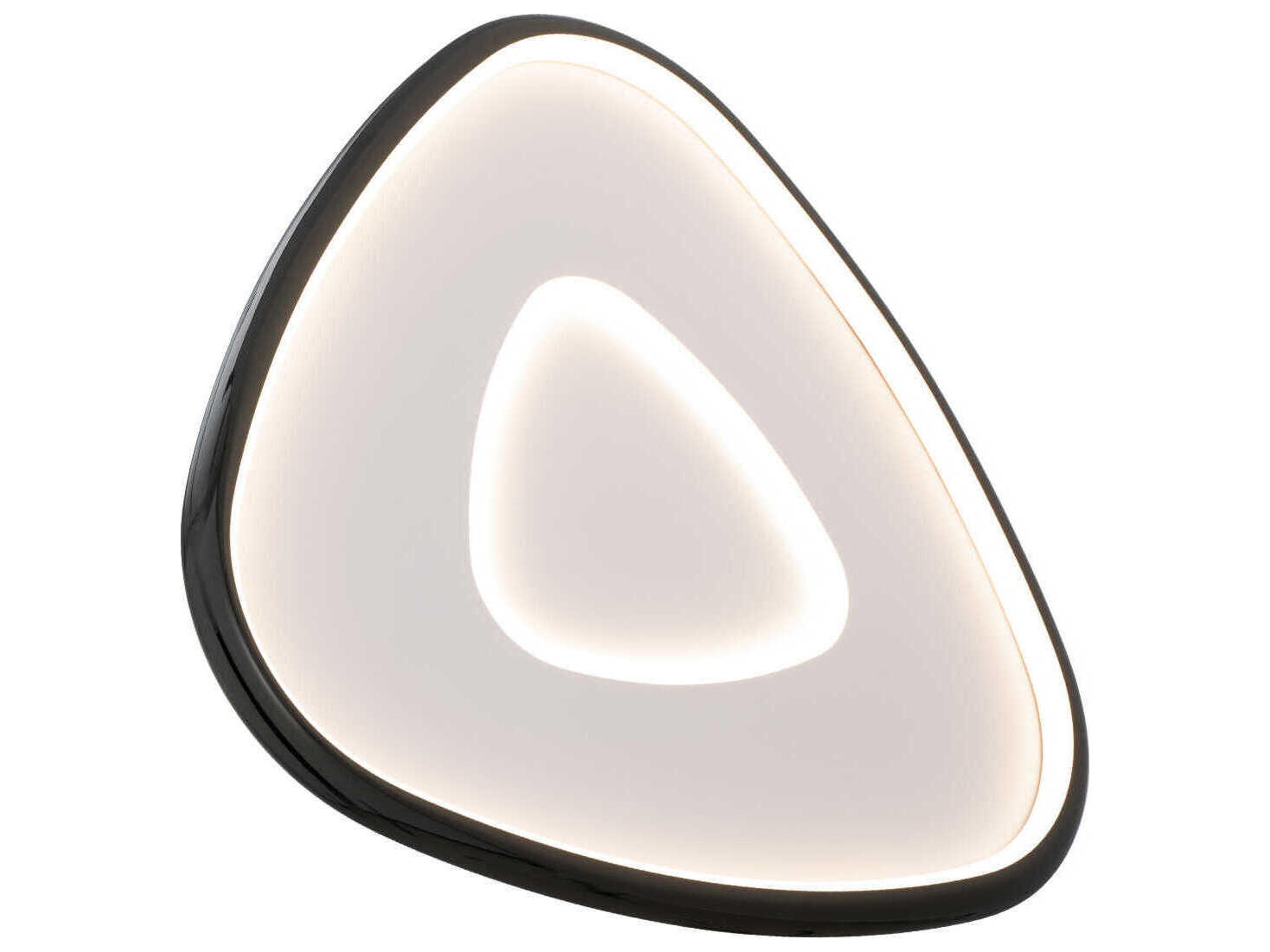 dweLED by WAC Lighting Mandala 1-Light Black Chrome Wall Sconce