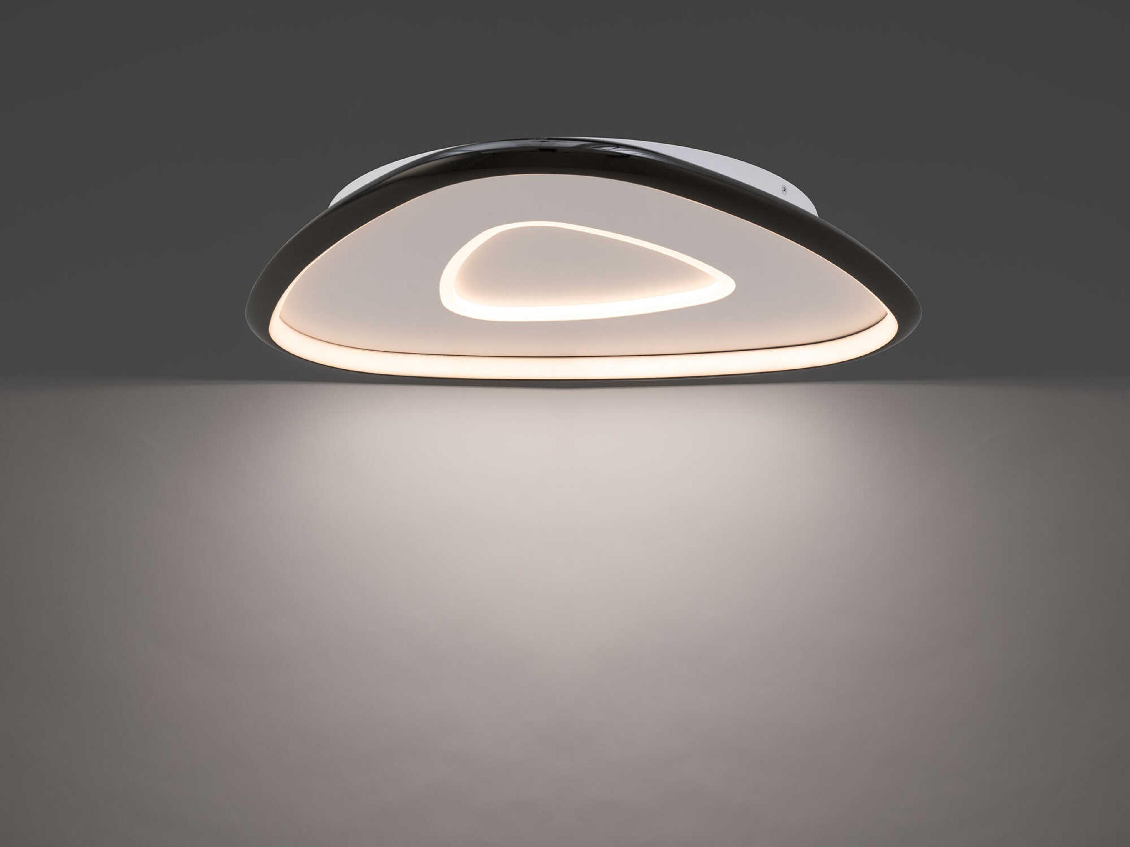 dweLED by WAC Lighting Mandala 1-Light Black Chrome Wall Sconce