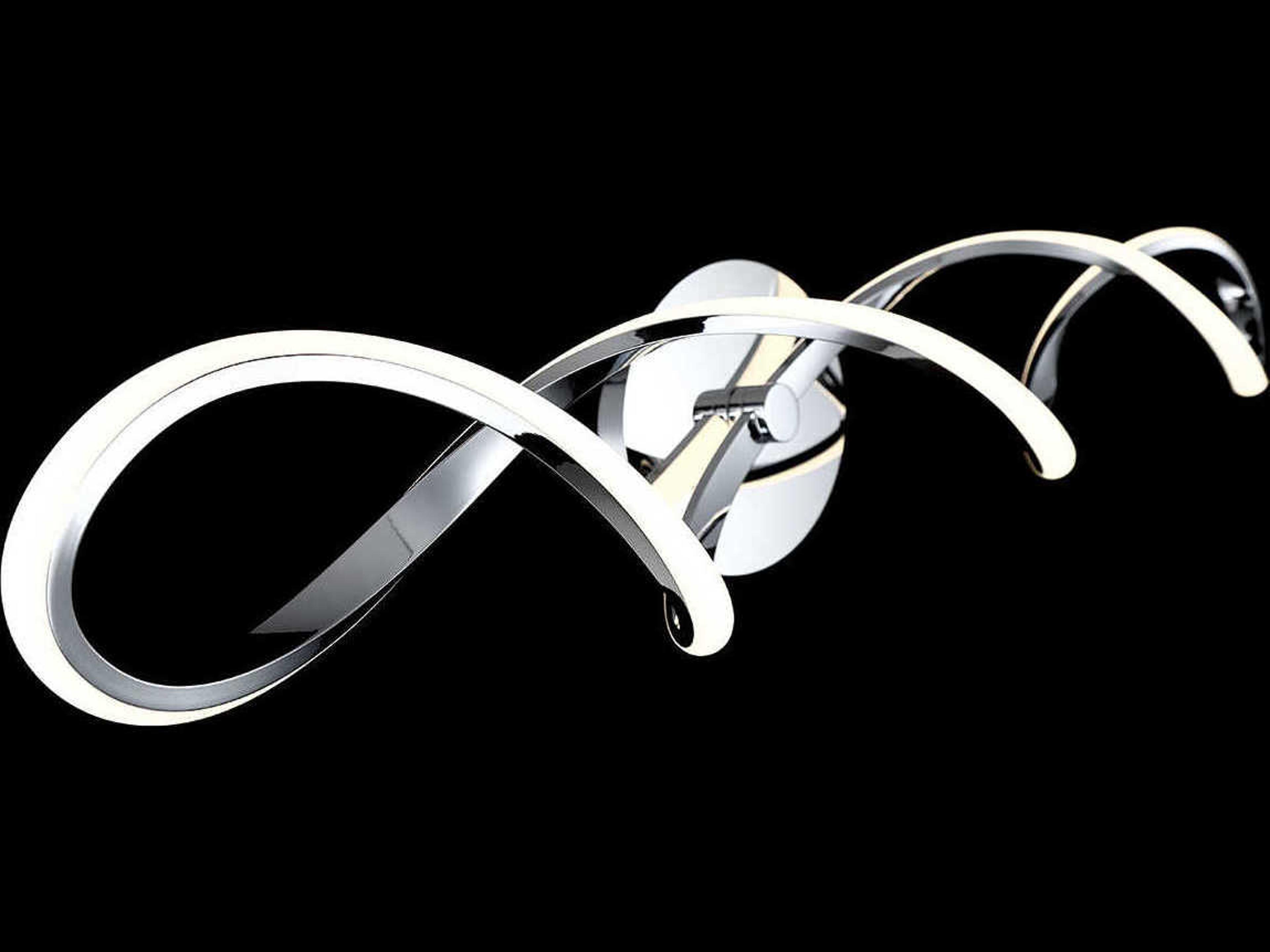 dweLED by WAC Lighting Interlace 1-Light Chrome LED Vanity Light