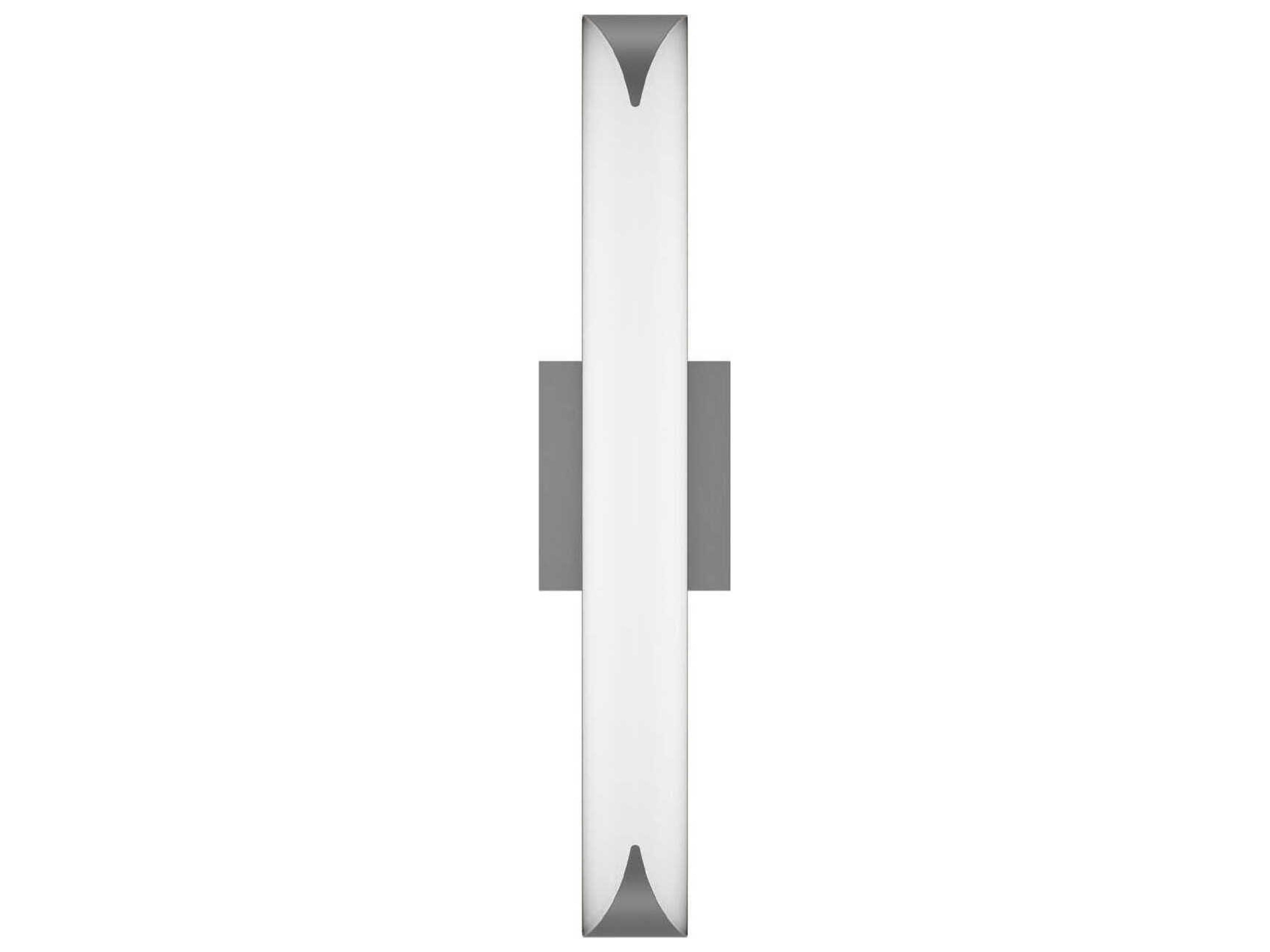 dweLED by WAC Lighting Straitaway 1-Light Brushed Nickel Vanity Light