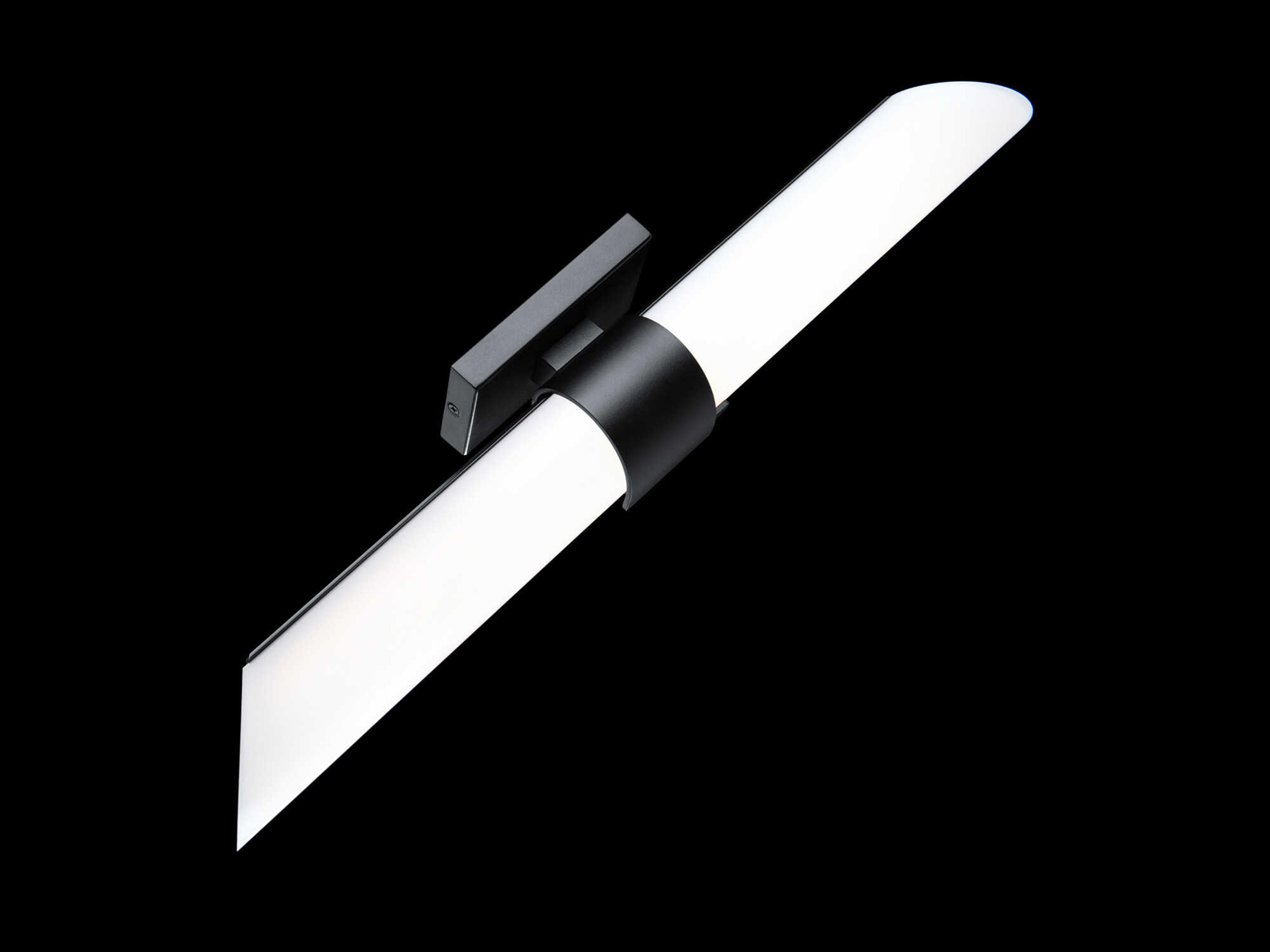 dweLED by WAC Lighting Fallon 2-Light Black LED Wall Sconce