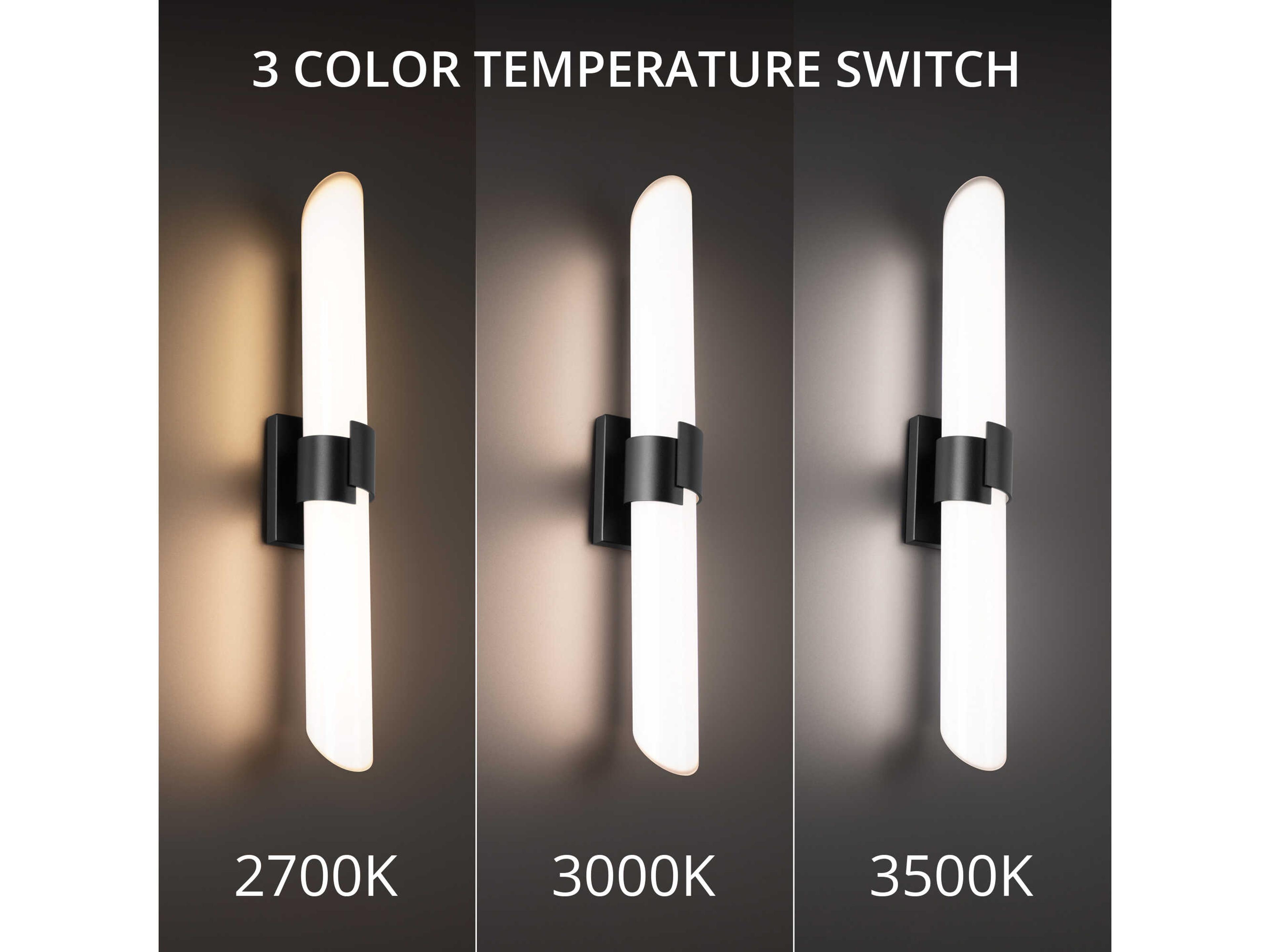 dweLED by WAC Lighting Fallon 2-Light Black LED Wall Sconce