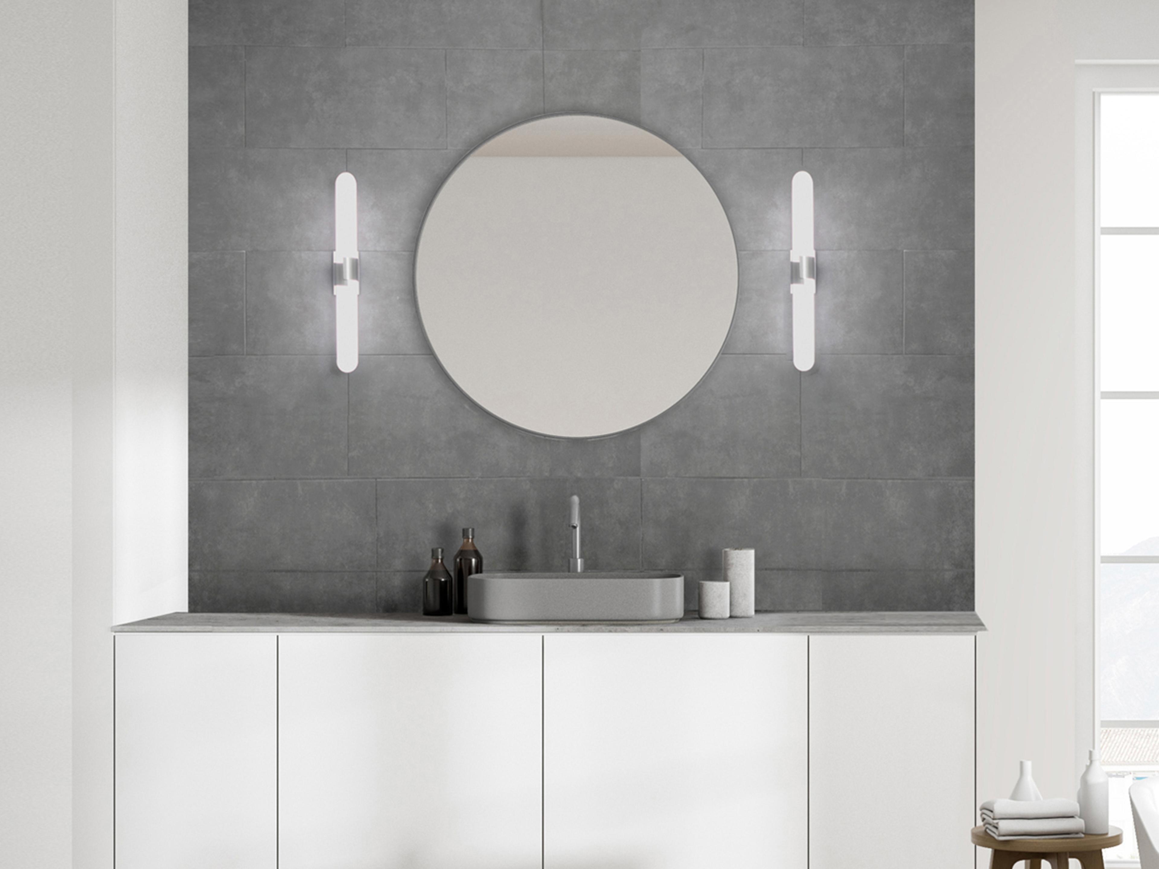 dweLED by WAC Lighting Fallon 2-Light Brushed Nickel LED Wall Sconce