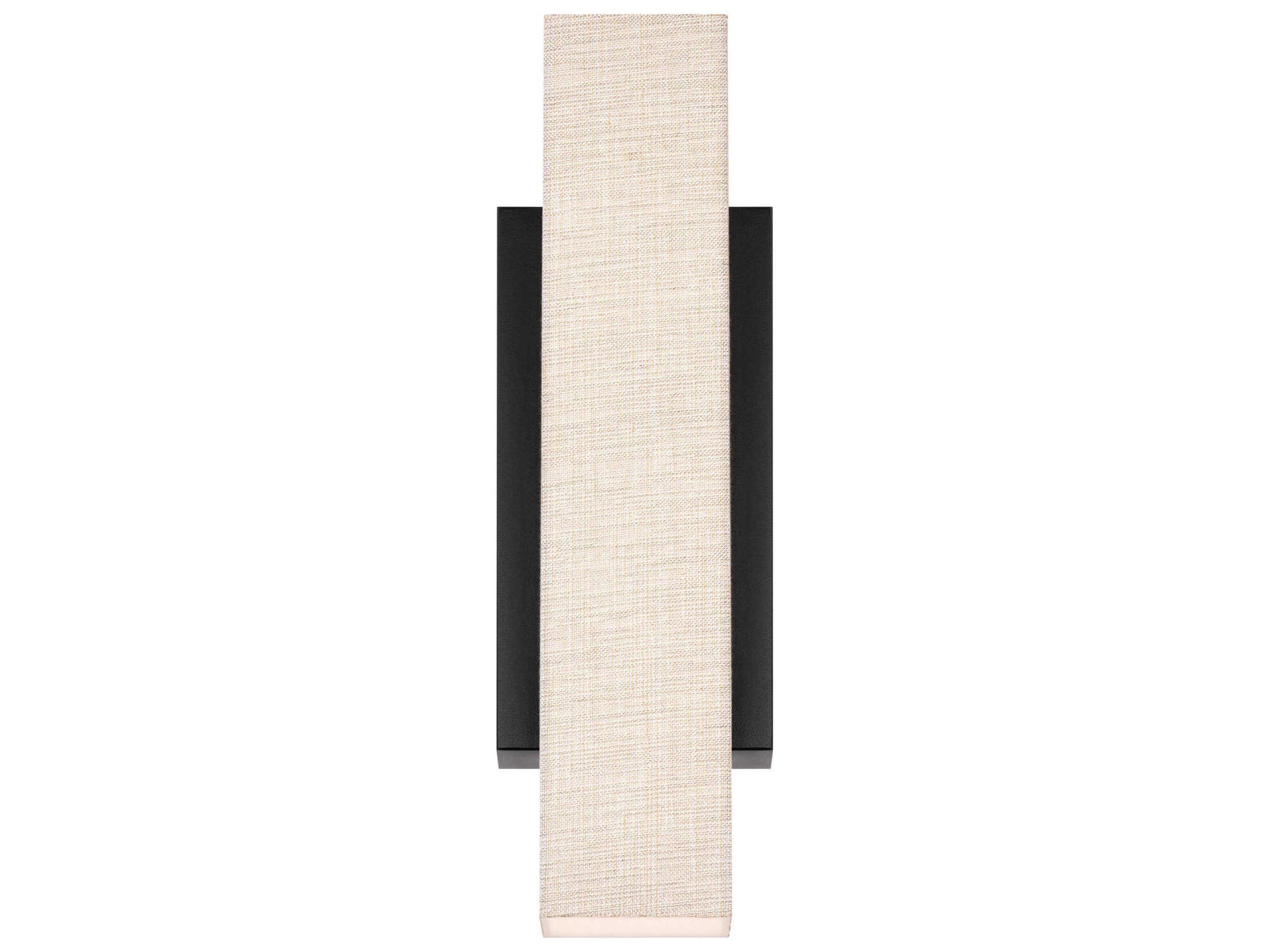 dweLED by WAC Lighting Volga 1-Light Black LED Wall Sconce