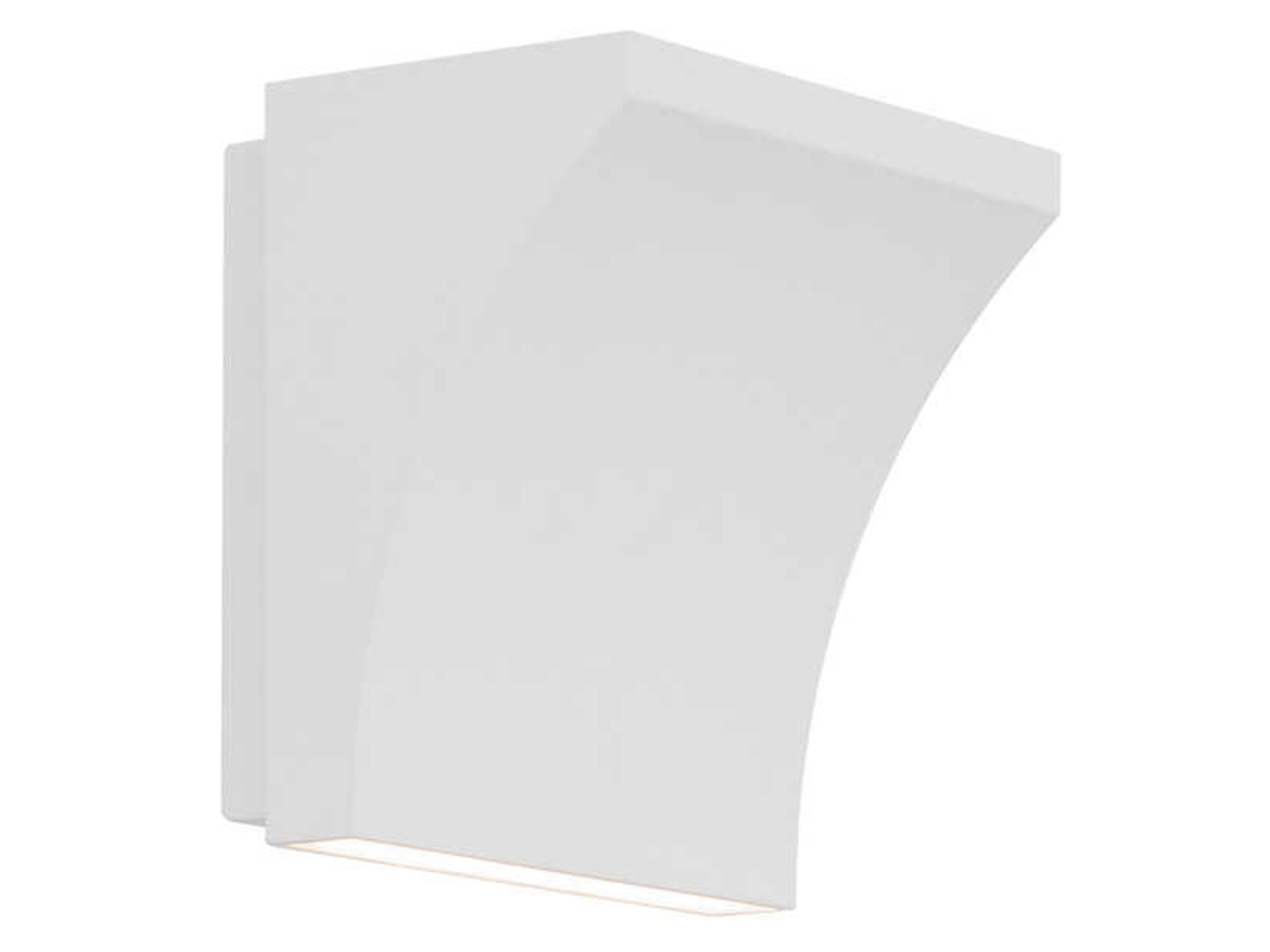 dweLED by WAC Lighting Cornice 2-Light Black Glass LED Wall Sconce