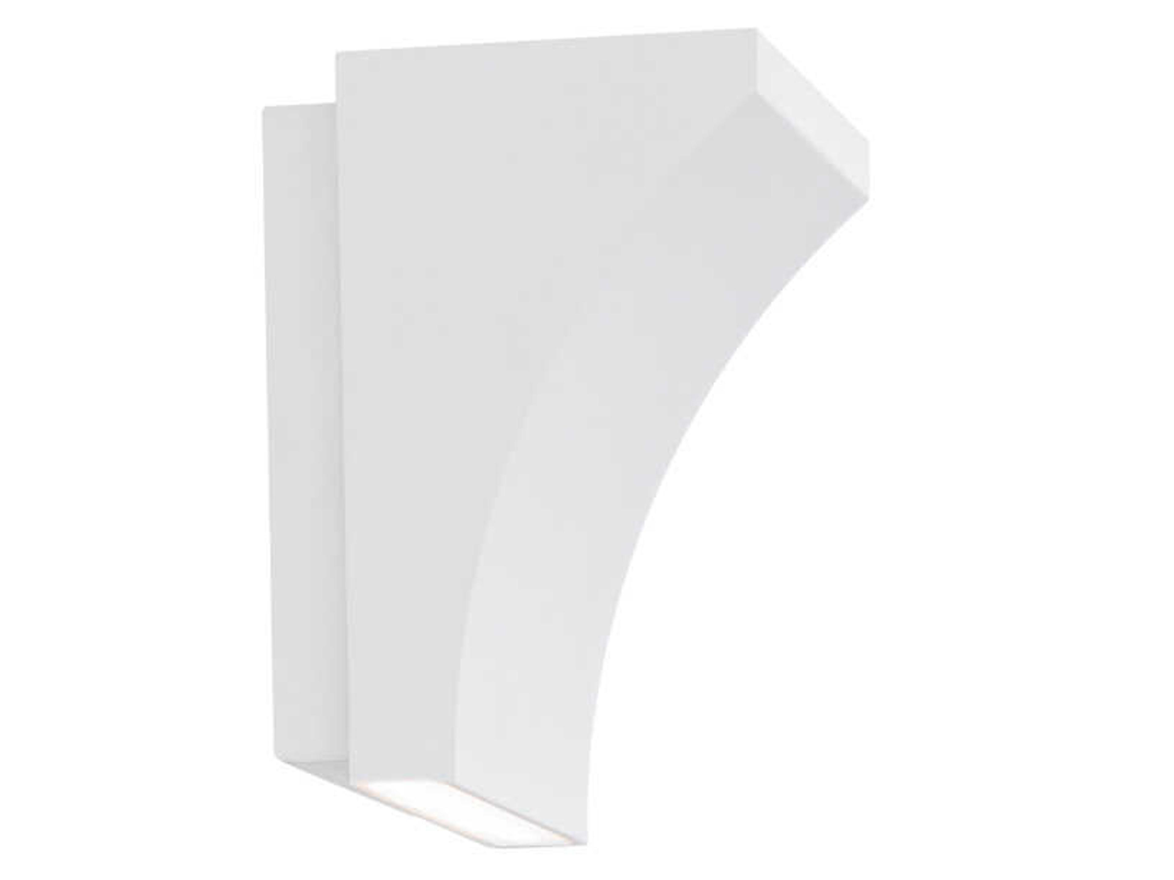 dweLED by WAC Lighting Cornice 2-Light Black Glass LED Wall Sconce