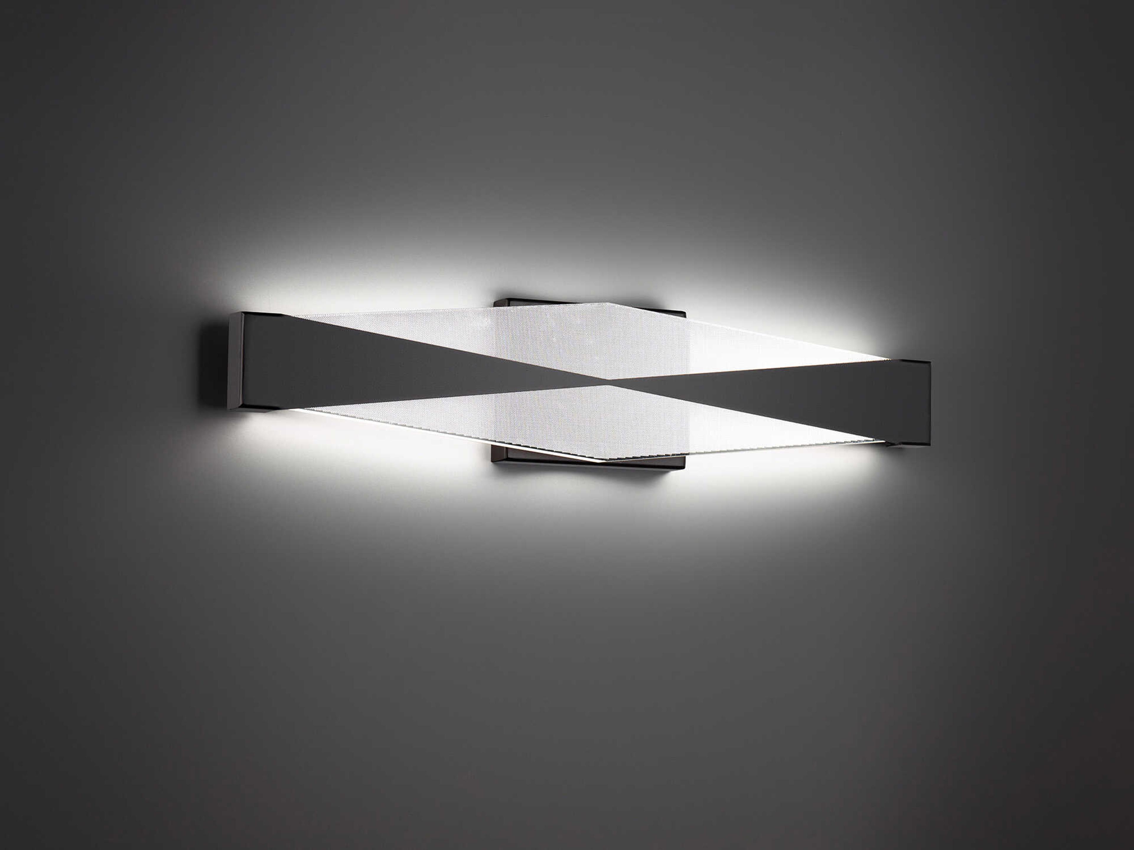 dweLED by WAC Lighting Enigmatic 1-Light Black LED Vanity Light