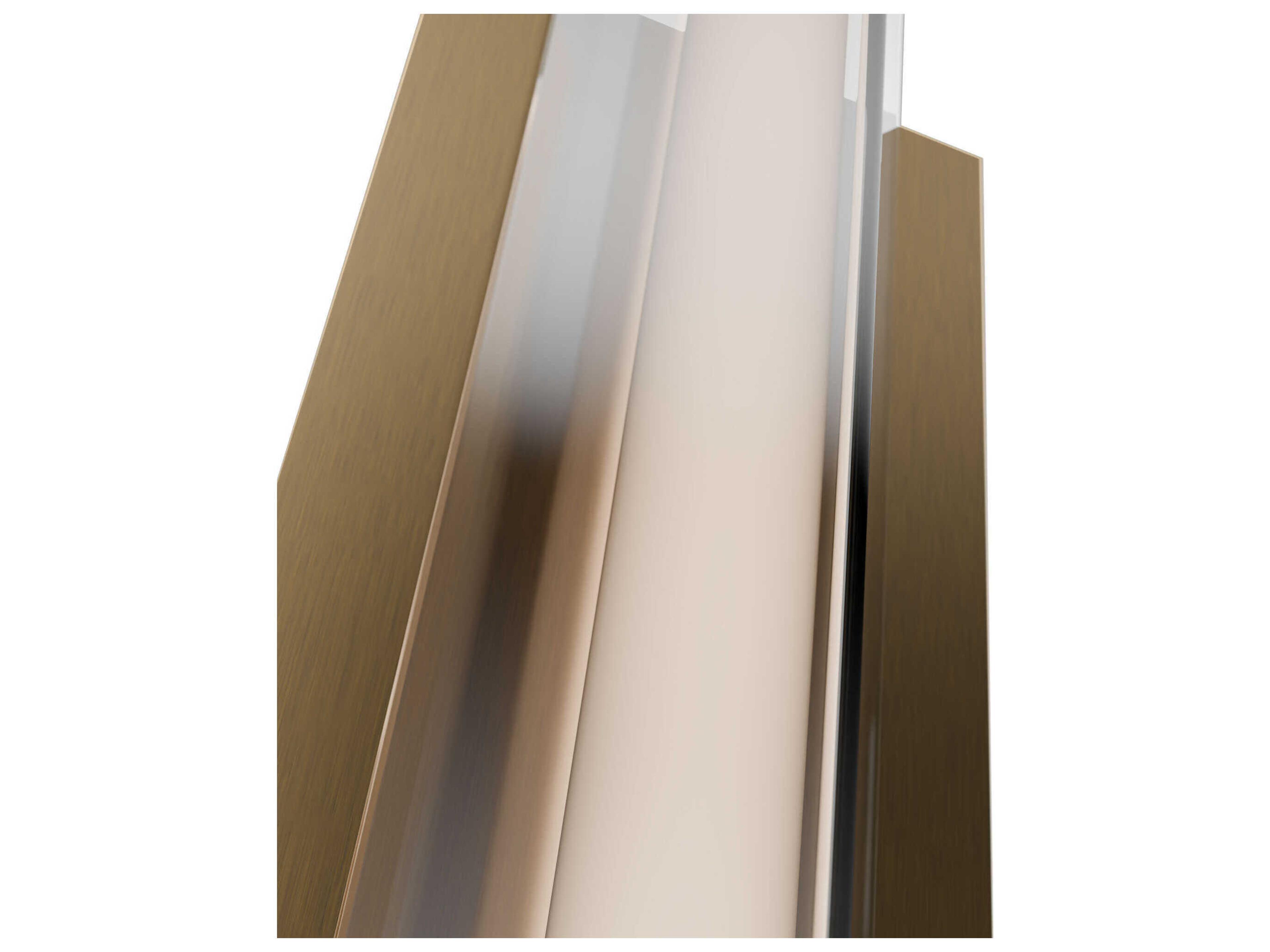 dweLED by WAC Lighting Boulevard 1-Light Aged Brass Vanity Light