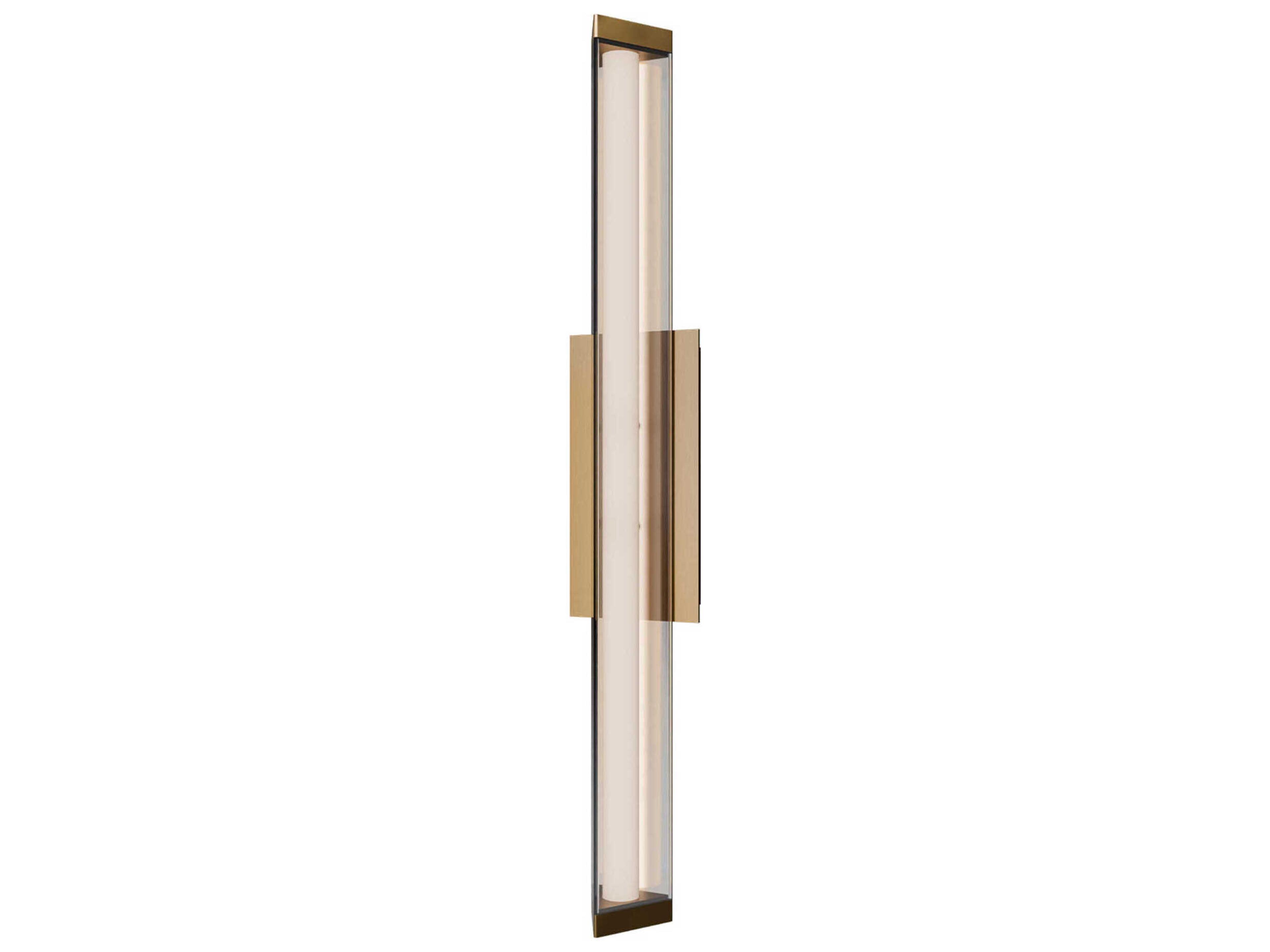 Boulevard 1-Light Aged Brass Vanity Light