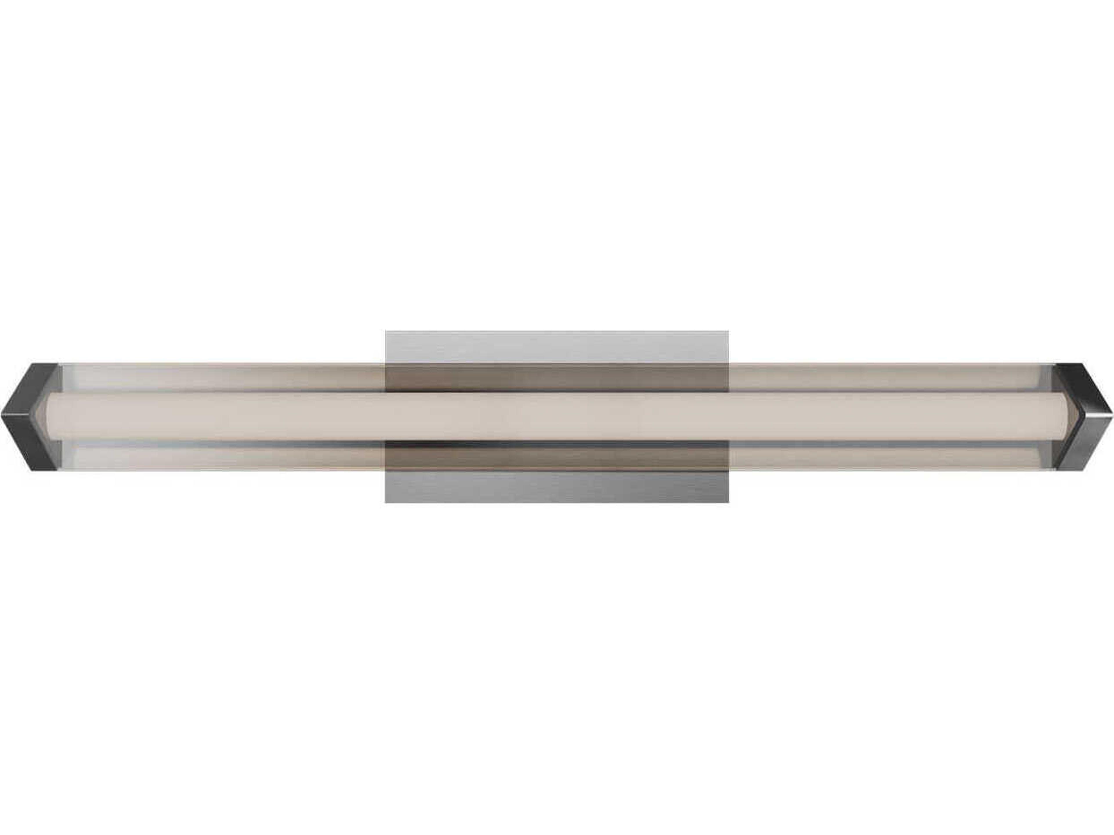 dweLED by WAC Lighting Boulevard 1-Light Brushed Nickel Vanity Light