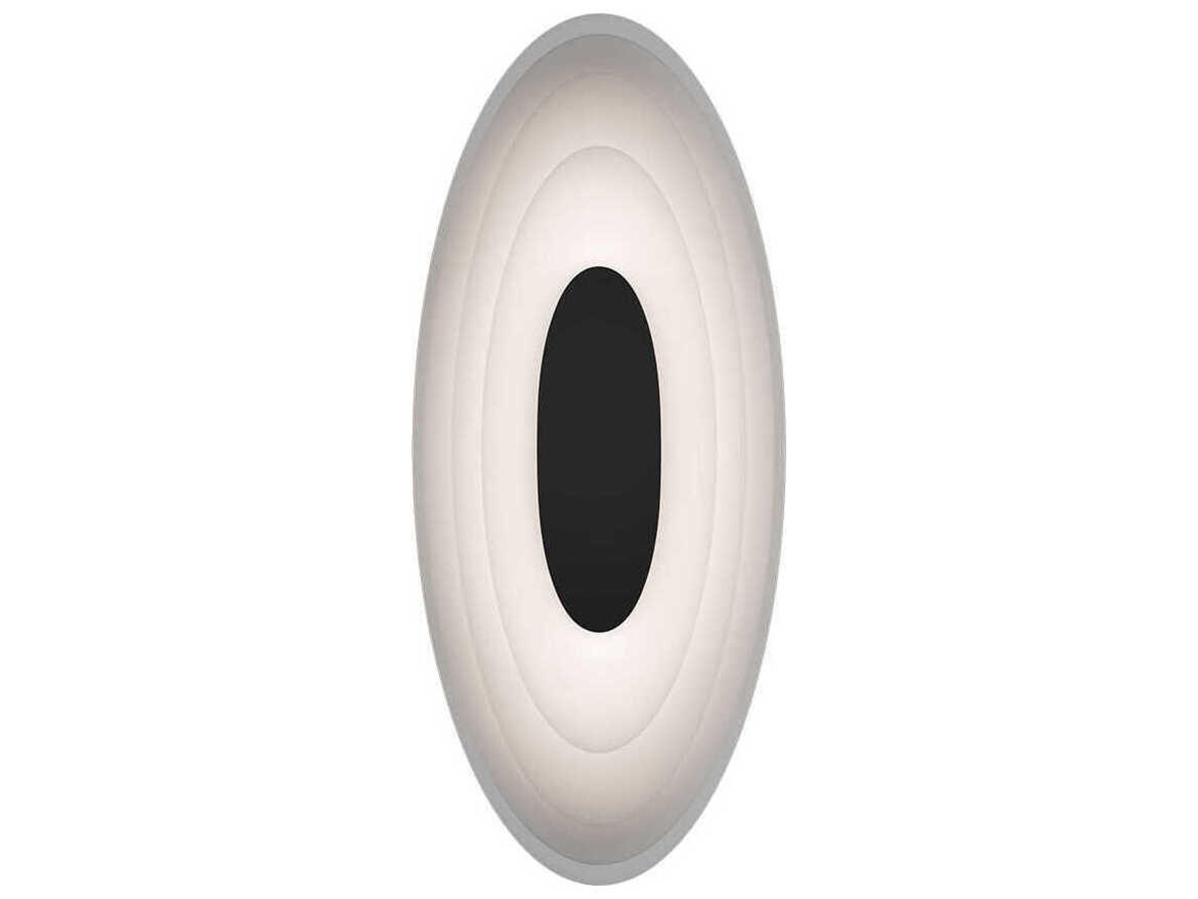 dweLED by WAC Lighting Orbix 1-Light Black Wall Sconce