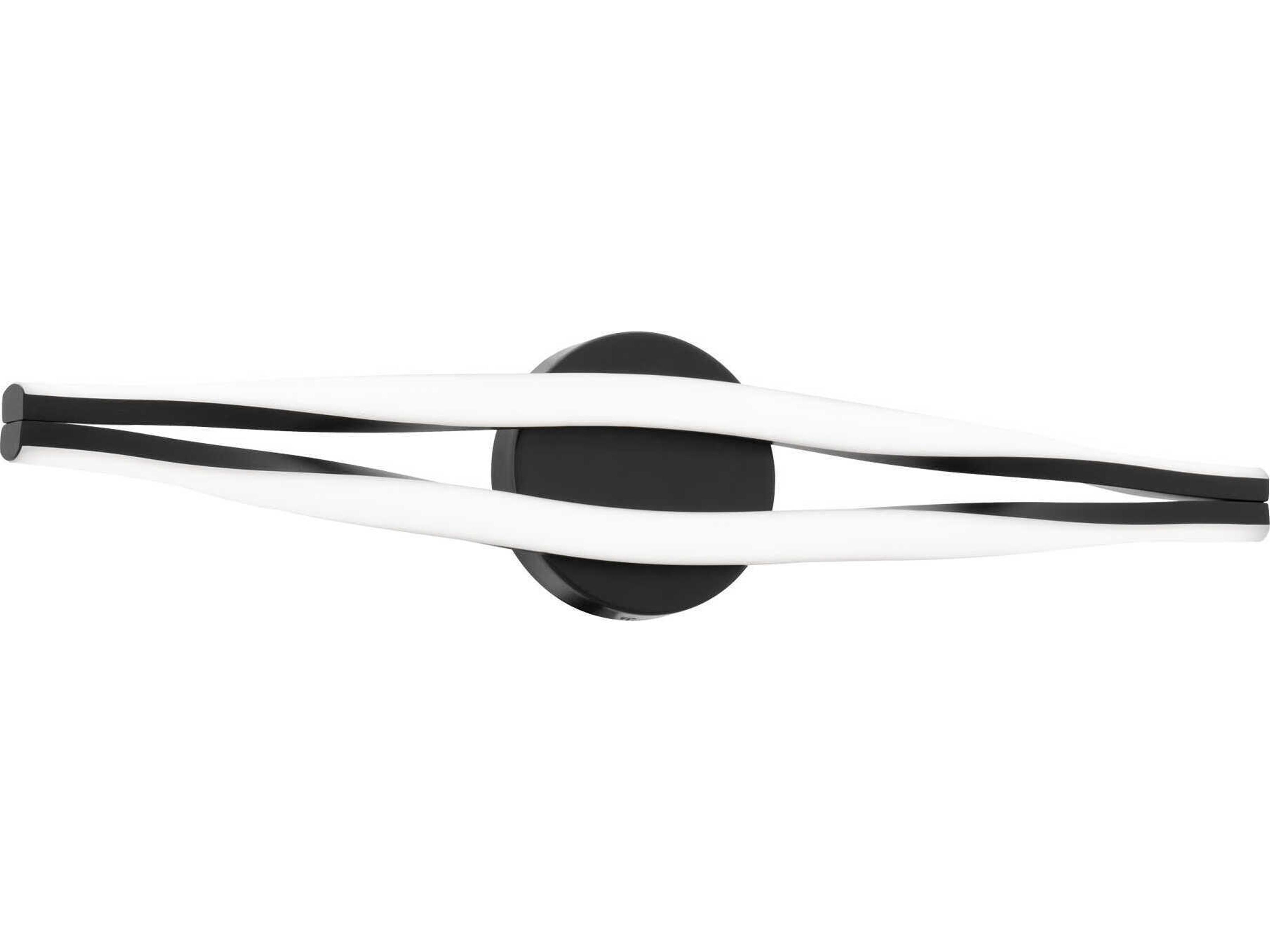 Jagger 2-Light Black Vanity Light