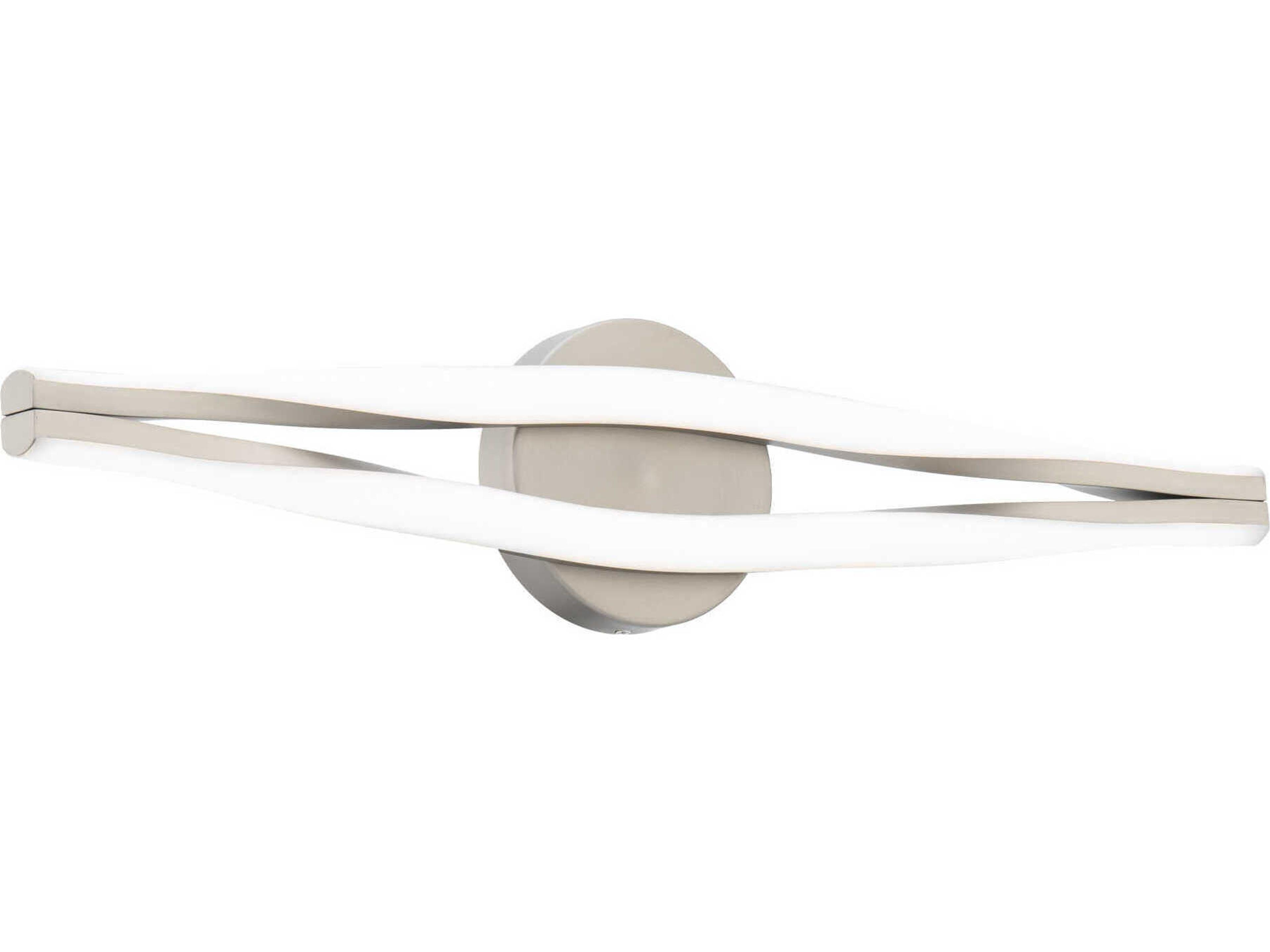 Jagger 2-Light Brushed Nickel Vanity Light