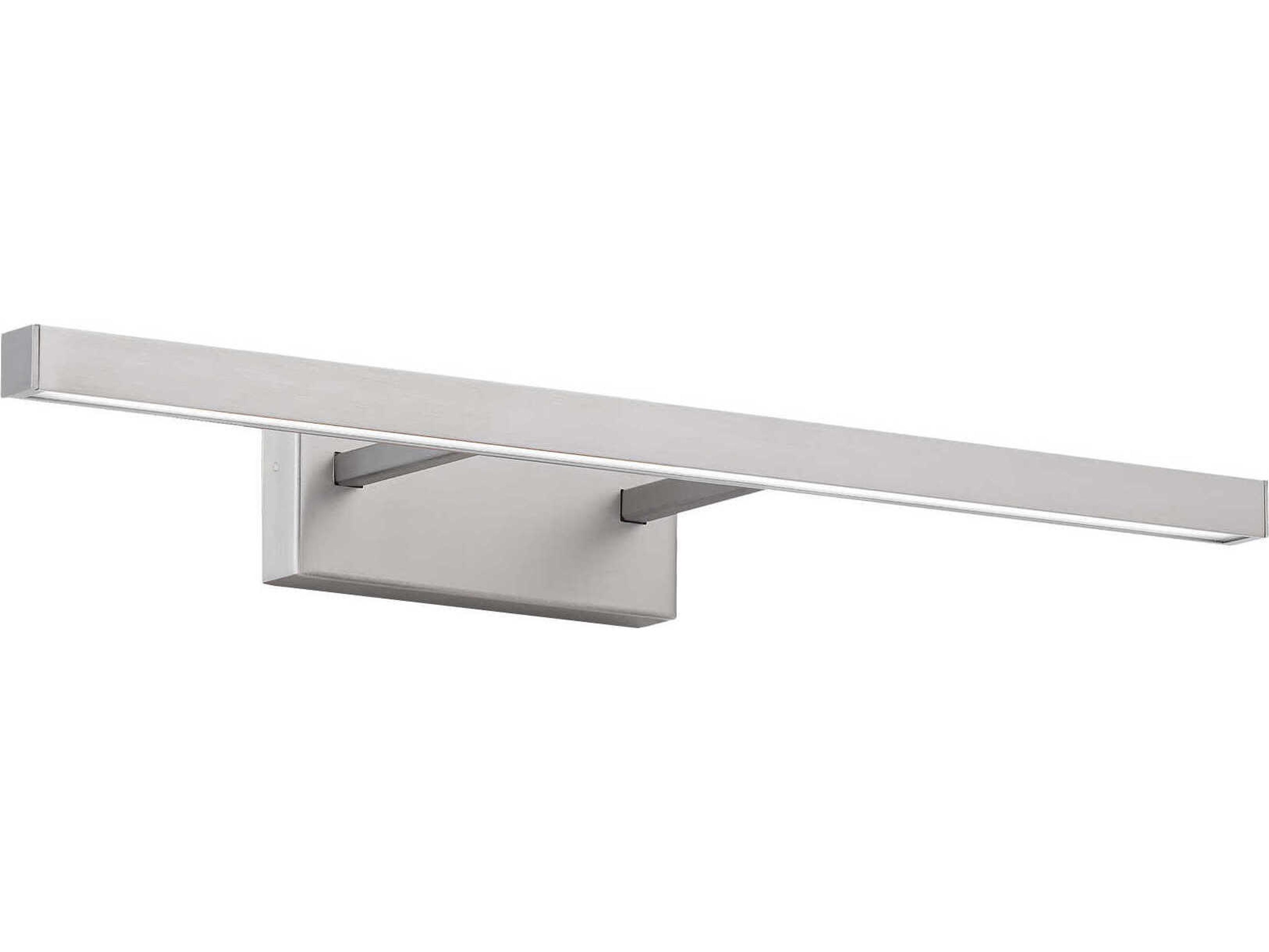 dweLED by WAC Lighting Parallax 1-Light Black LED Vanity Light